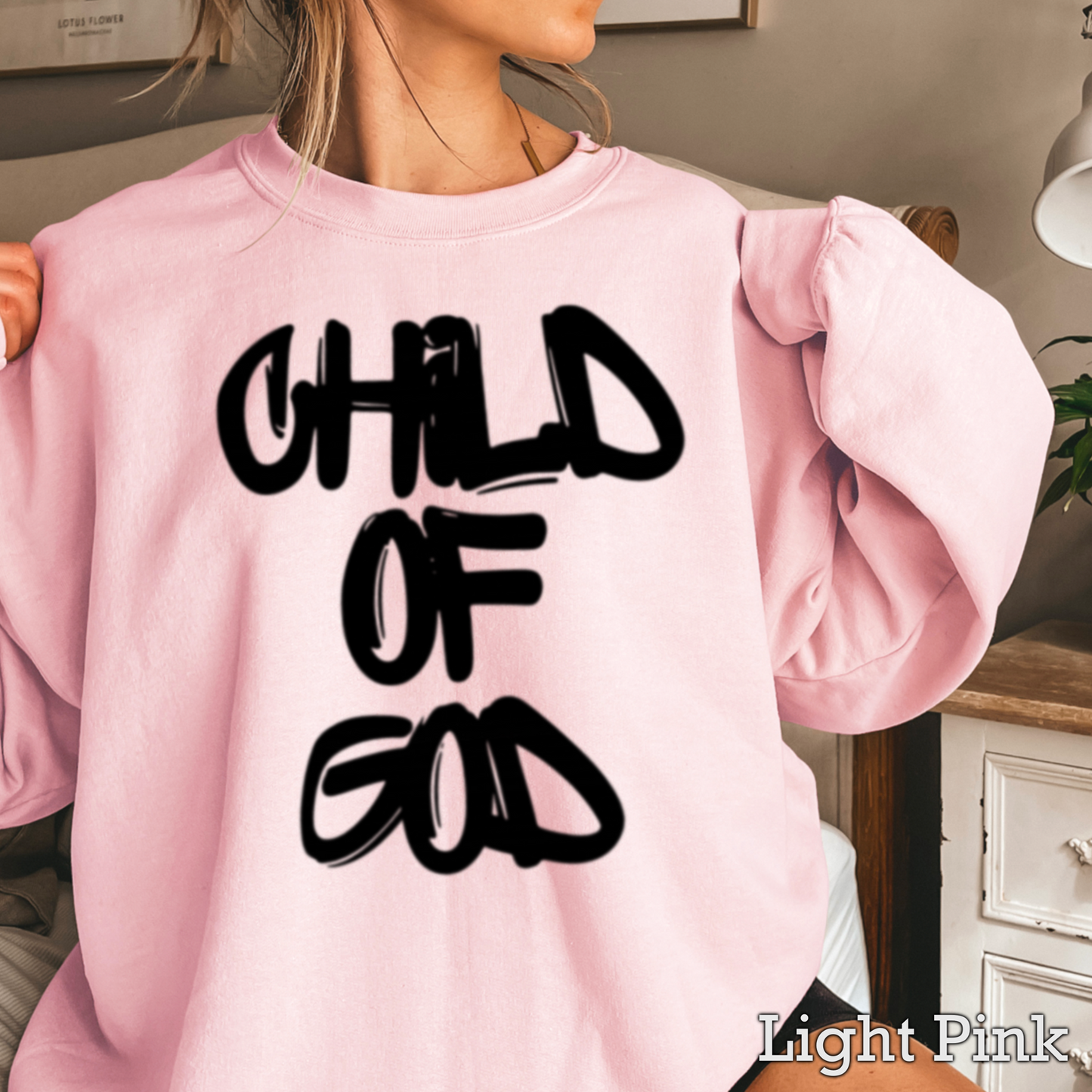 Child Of God Graphic Crewneck Sweatshirt