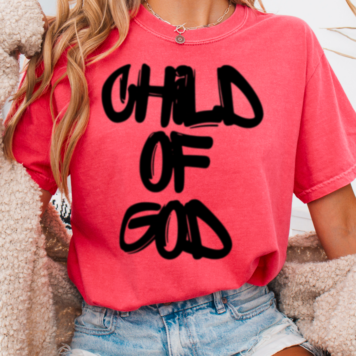 Child Of God Comfort Color Graphic Tee