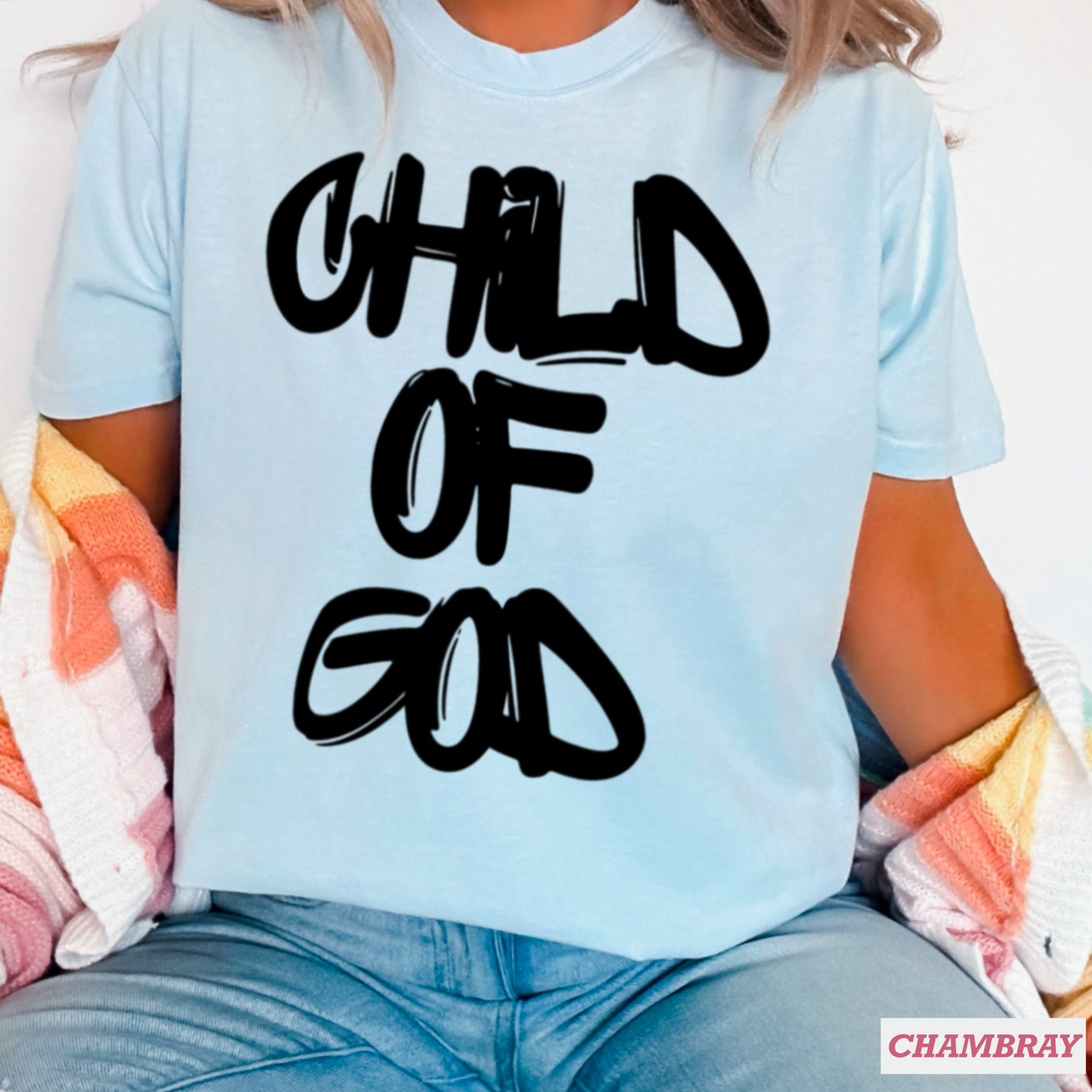 Child Of God Comfort Color Graphic Tee