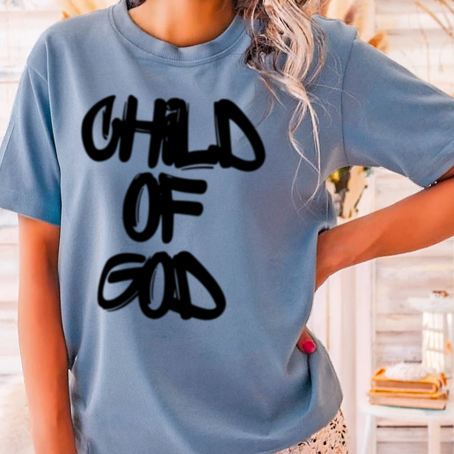 Child Of God Comfort Color Graphic Tee