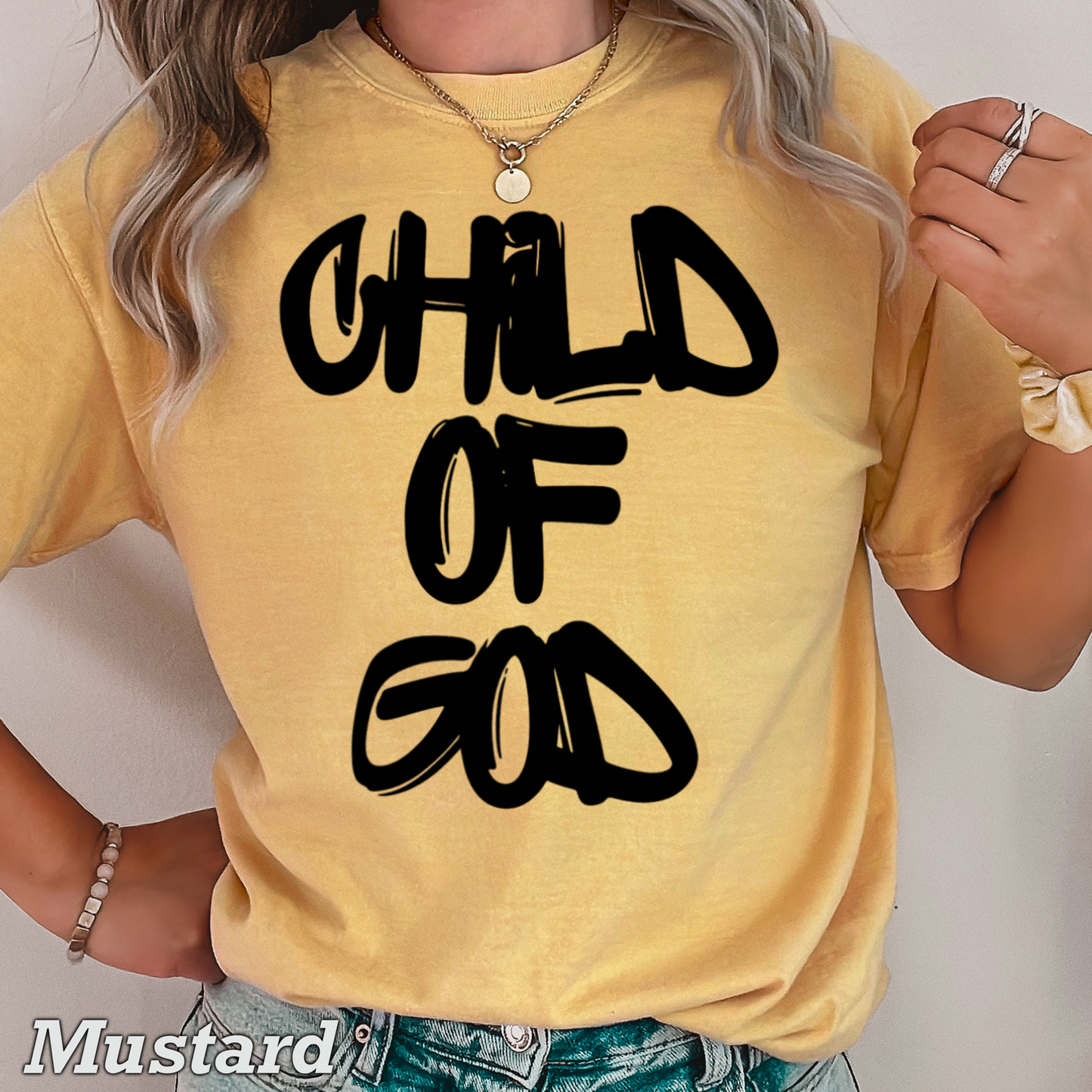 Child Of God Comfort Color Graphic Tee