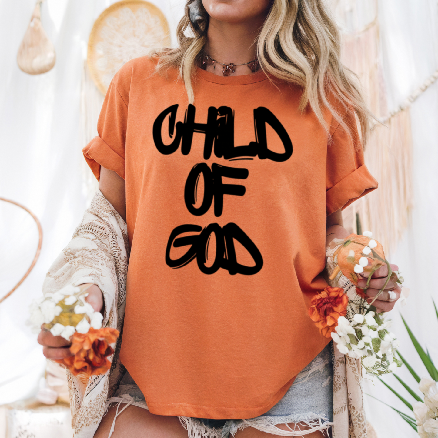 Child Of God Comfort Color Graphic Tee