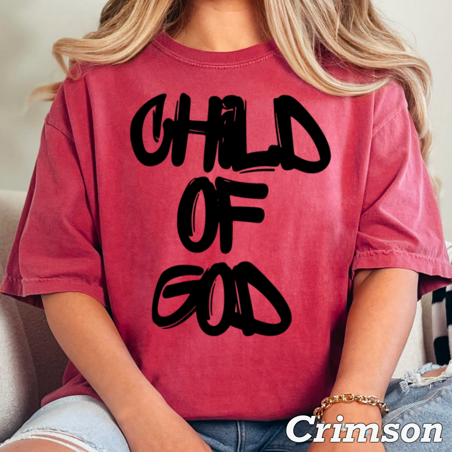 Child Of God Comfort Color Graphic Tee