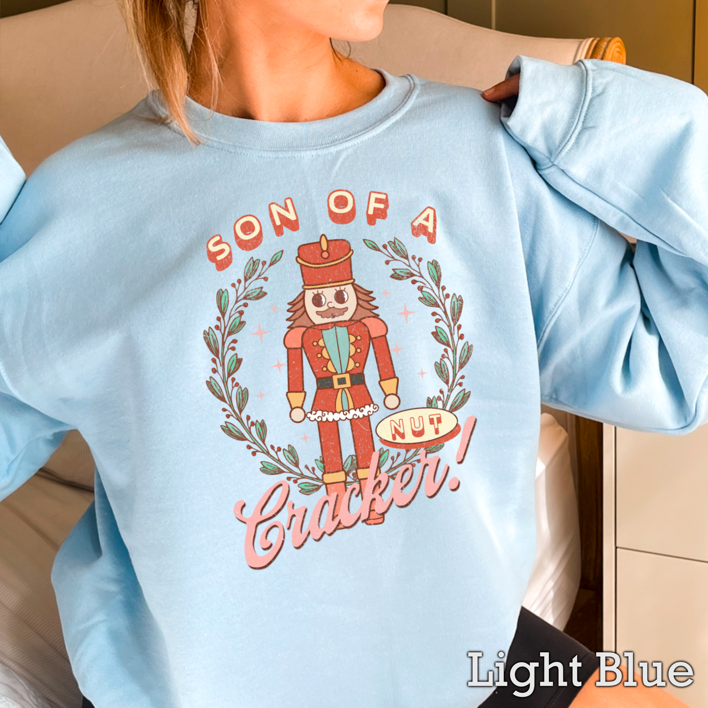 Son Of A Nutcracker Graphic Crewneck Sweatshirt