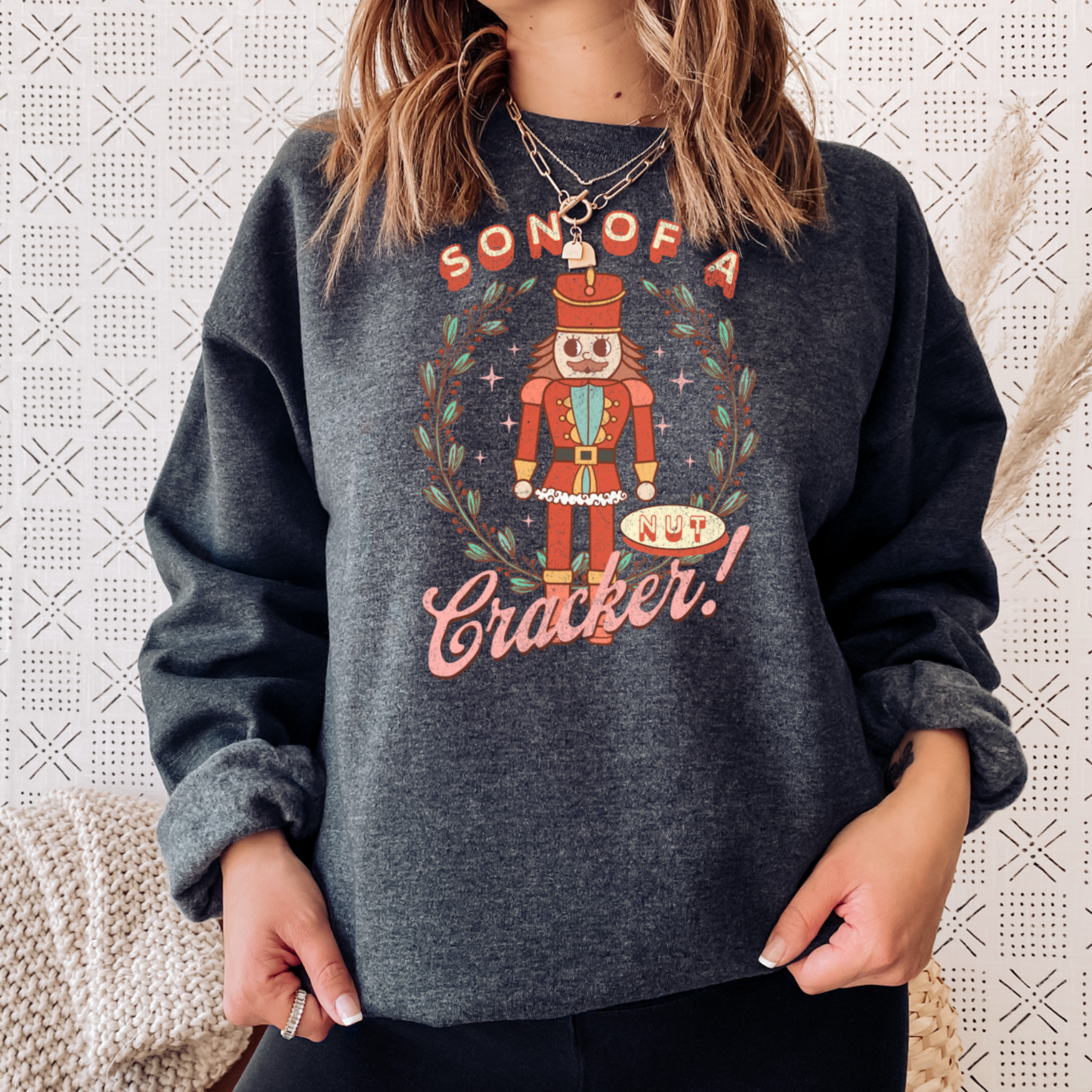 Son Of A Nutcracker Graphic Crewneck Sweatshirt