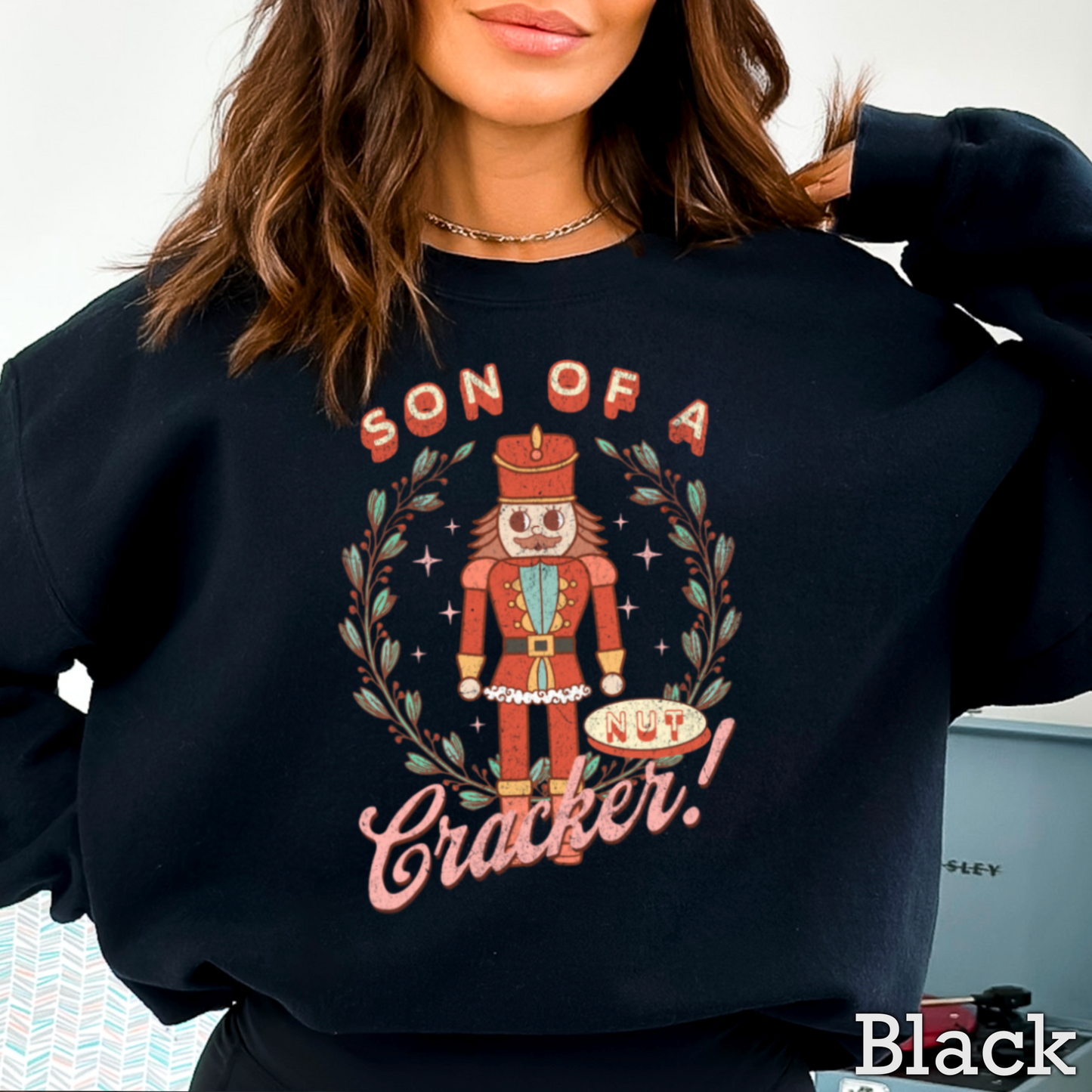 Son Of A Nutcracker Graphic Crewneck Sweatshirt