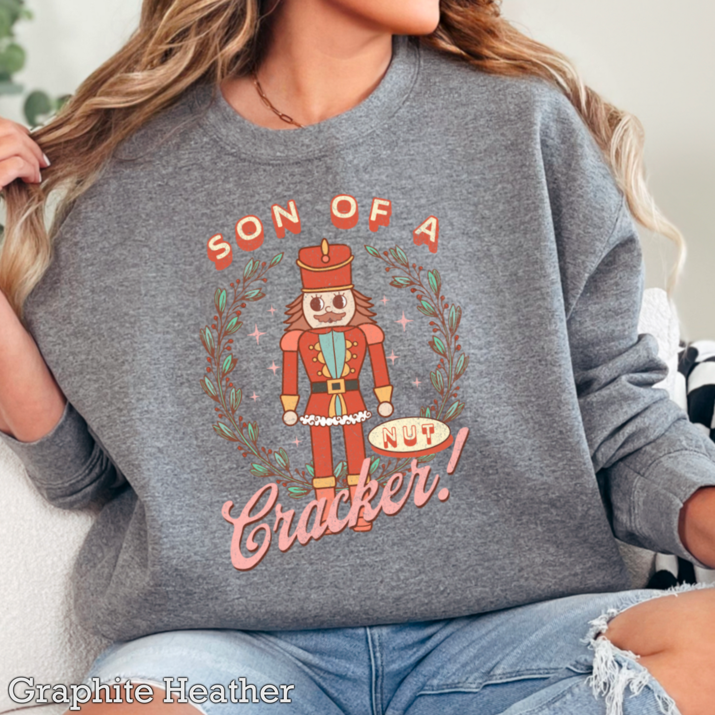Son Of A Nutcracker Graphic Crewneck Sweatshirt