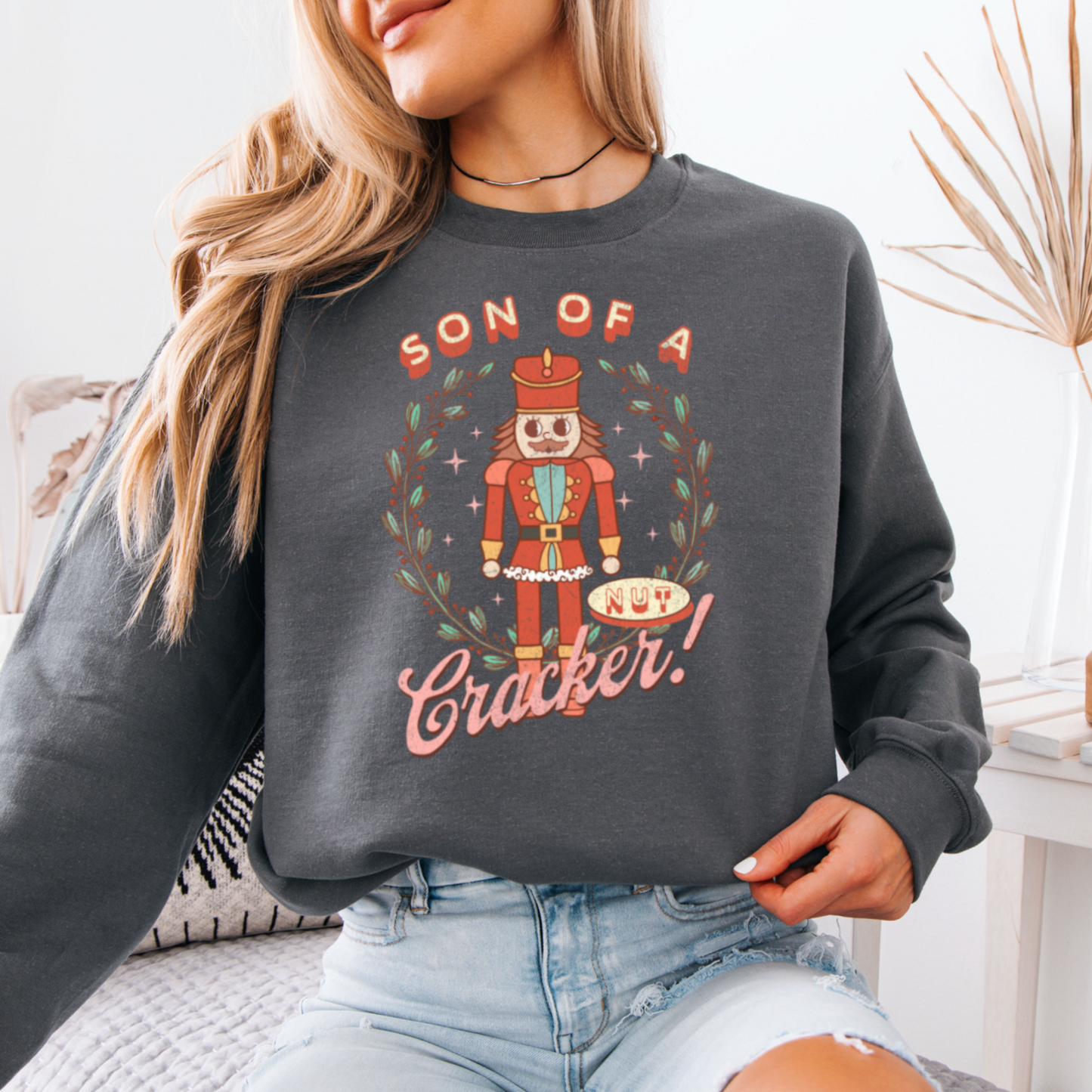 Son Of A Nutcracker Graphic Crewneck Sweatshirt