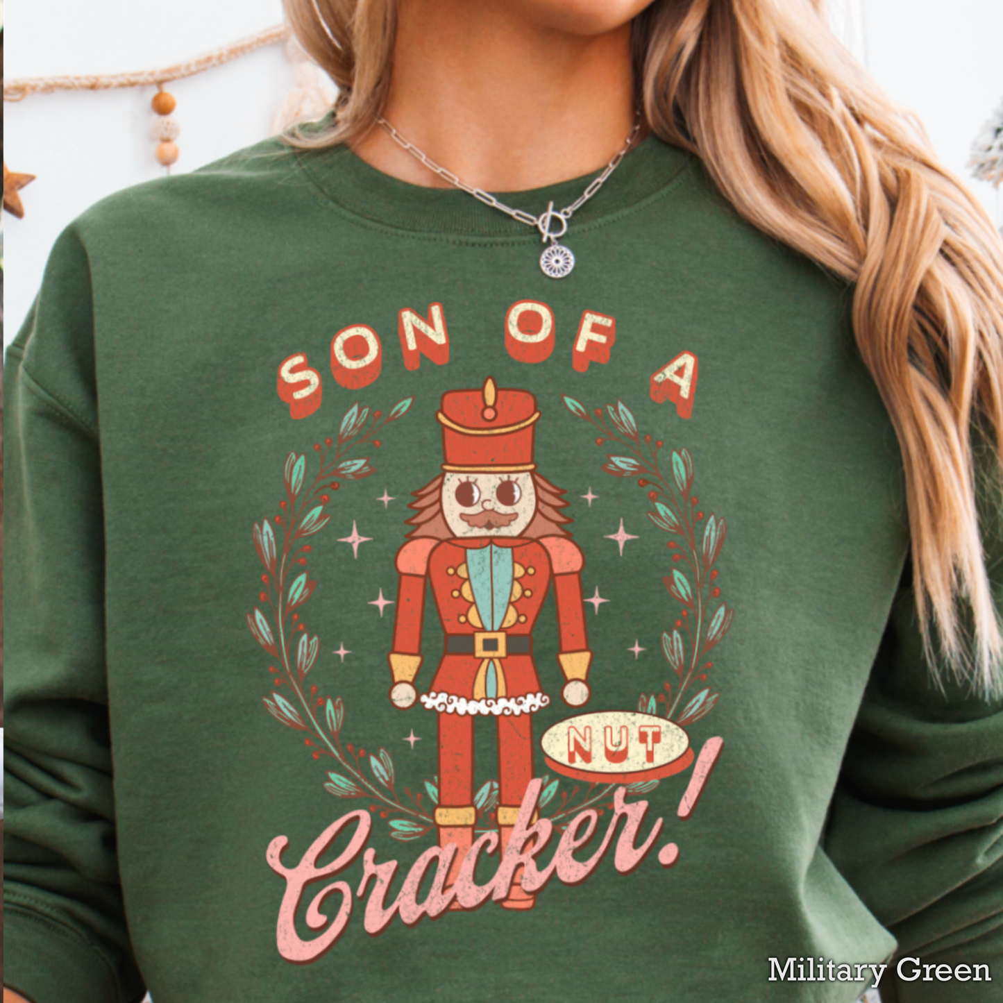 Son Of A Nutcracker Graphic Crewneck Sweatshirt