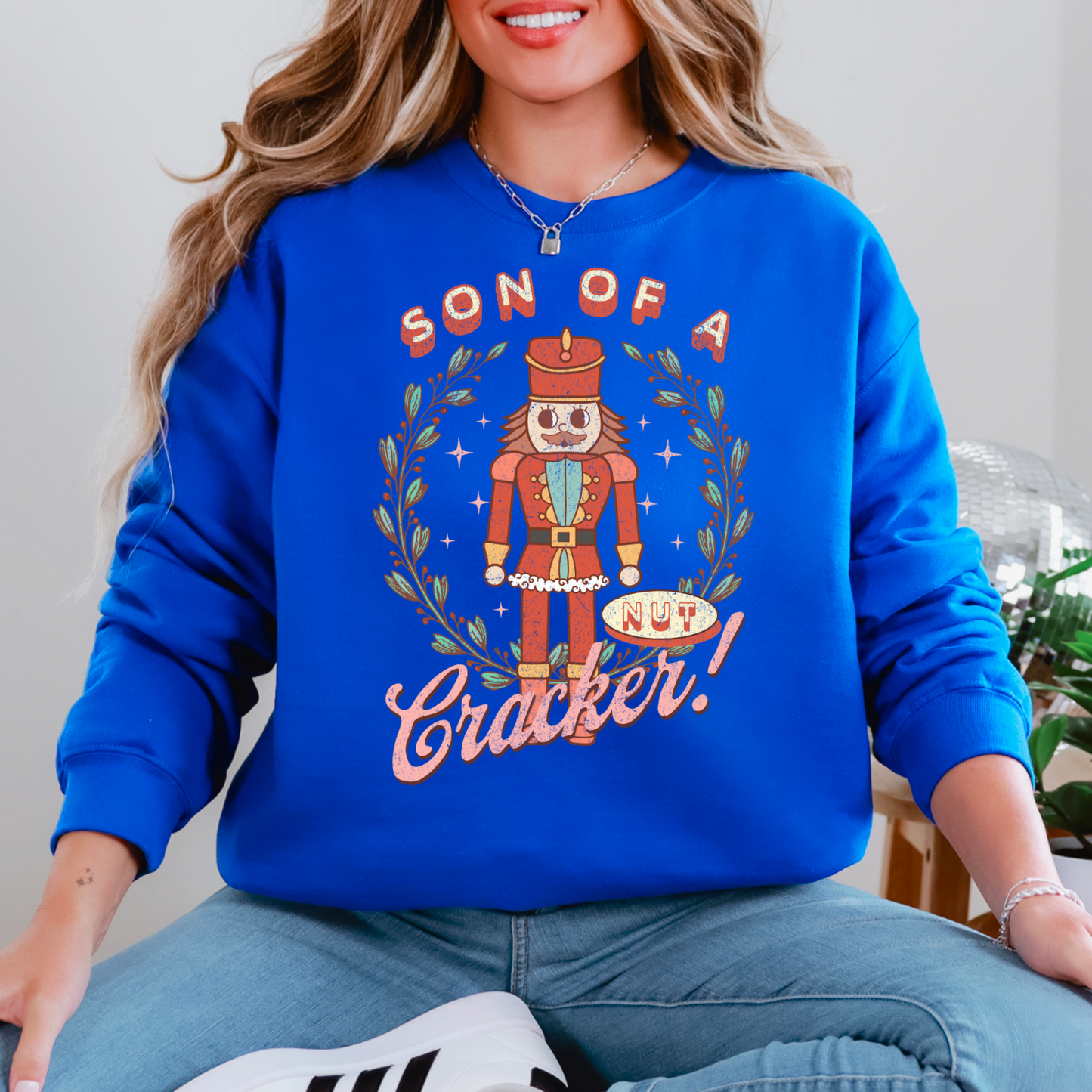 Son Of A Nutcracker Graphic Crewneck Sweatshirt
