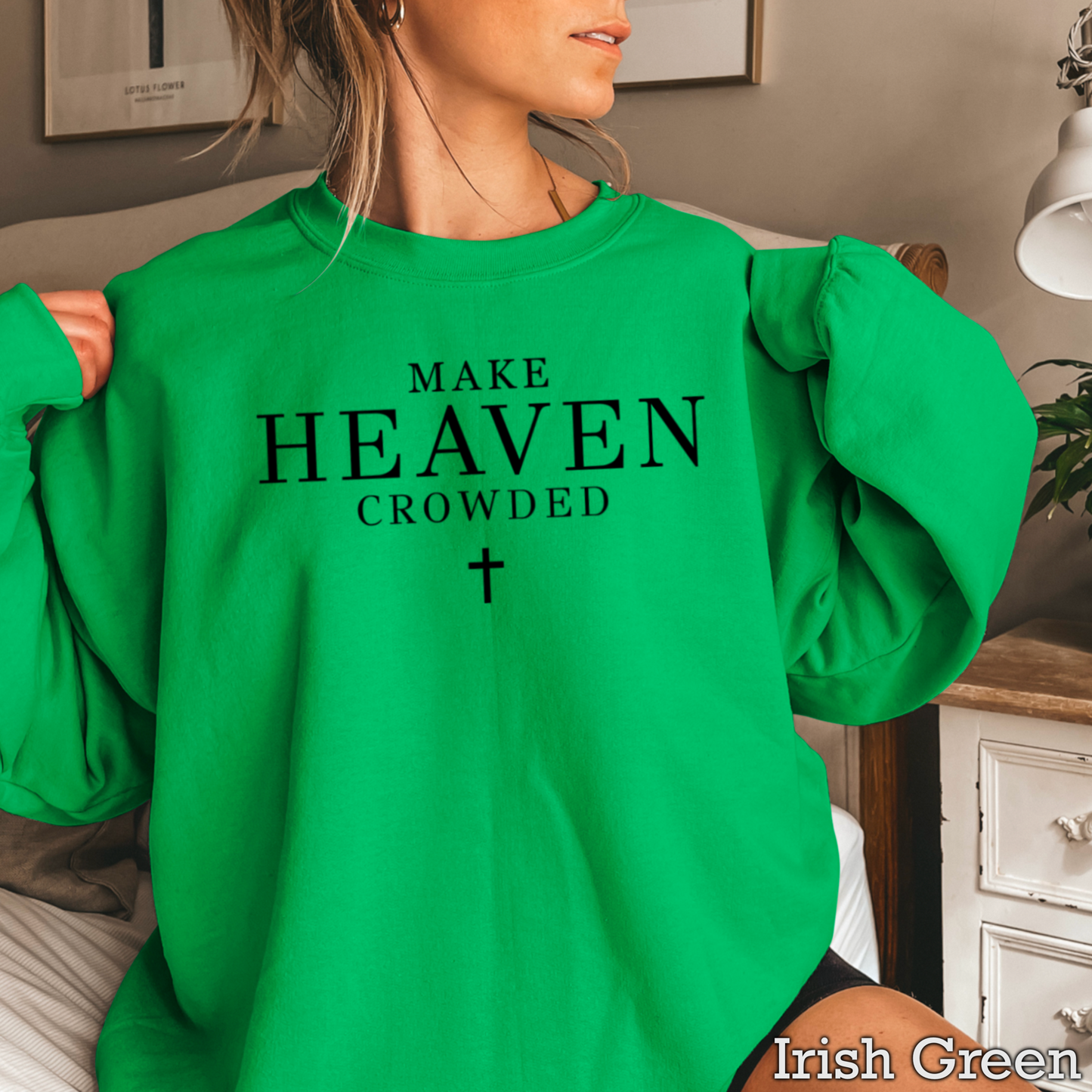 Make Heaven Crowded Graphic Crewneck Sweatshirt