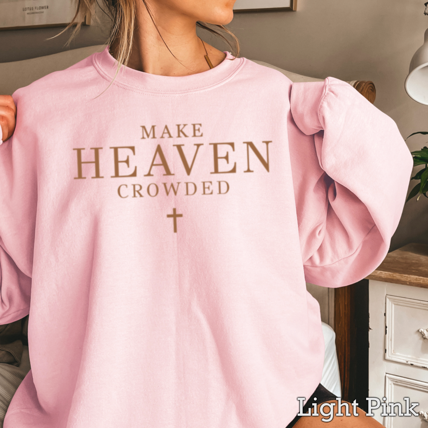 Make Heaven Crowded Graphic Crewneck Sweatshirt