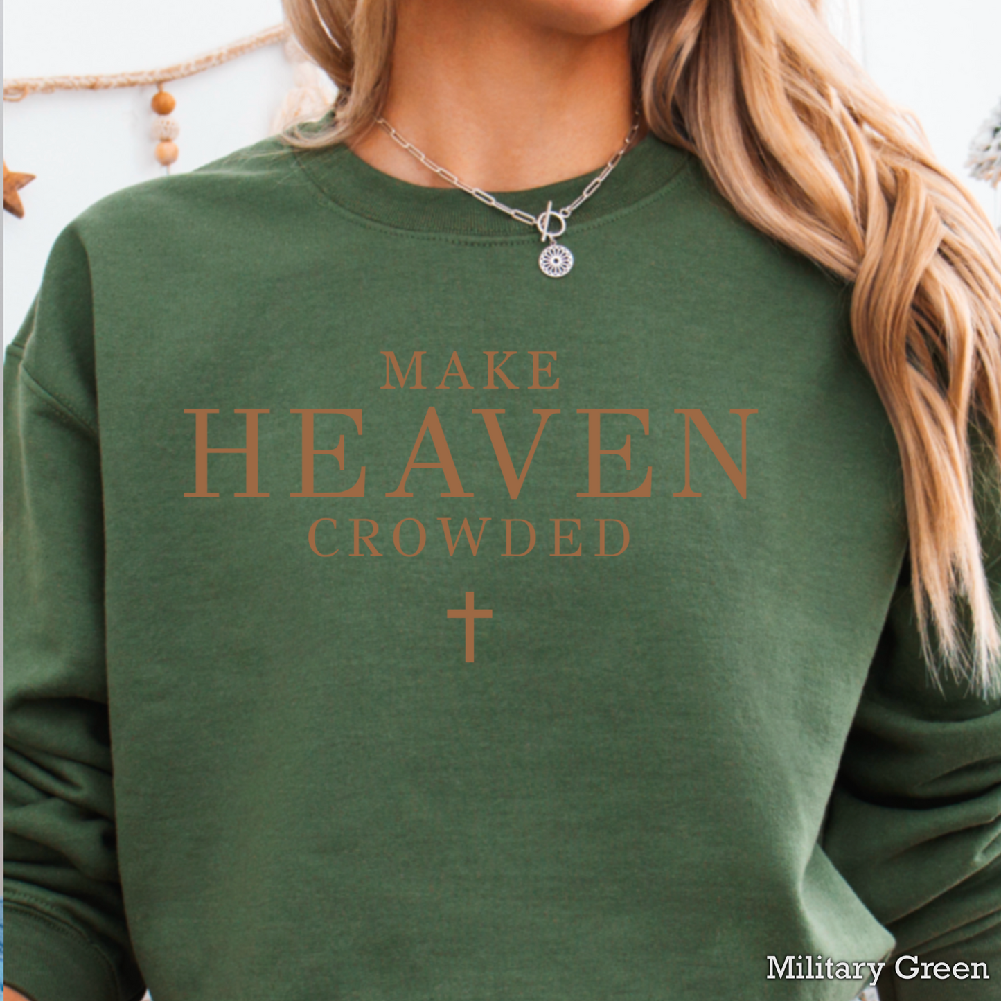 Make Heaven Crowded Graphic Crewneck Sweatshirt