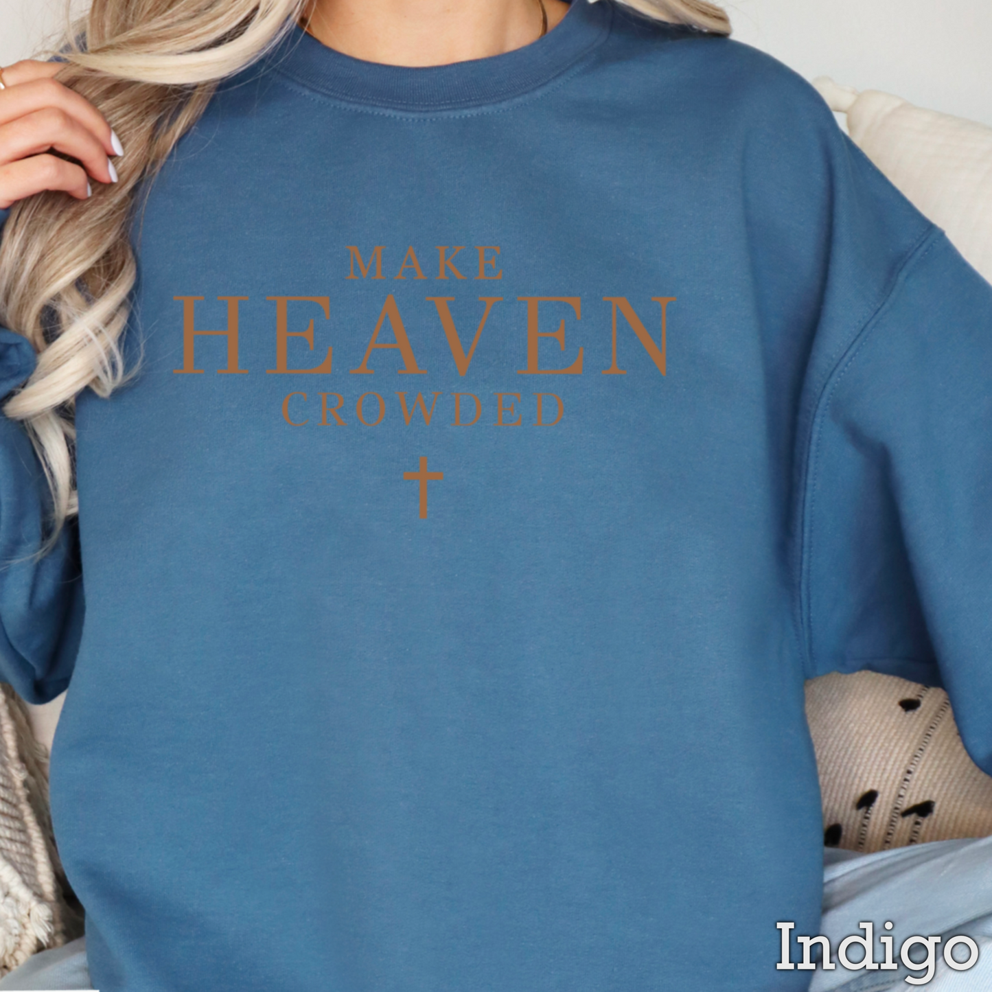 Make Heaven Crowded Graphic Crewneck Sweatshirt