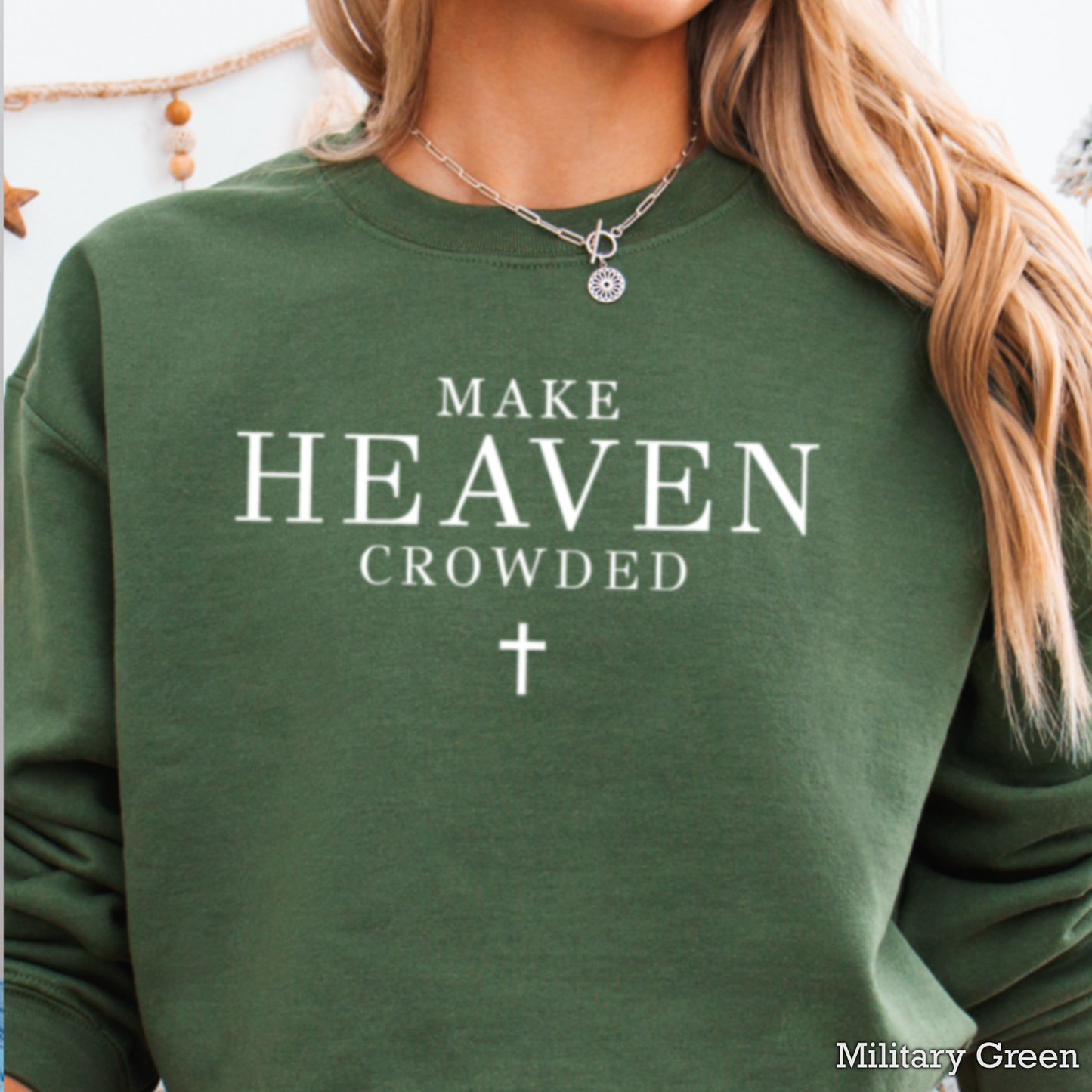 Make Heaven Crowded Graphic Crewneck Sweatshirt