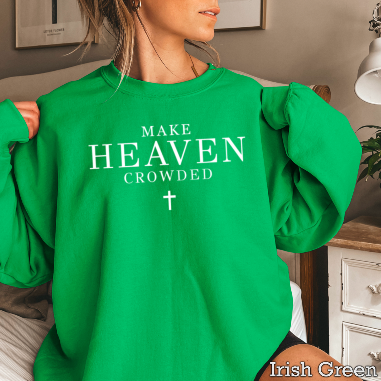 Make Heaven Crowded Graphic Crewneck Sweatshirt