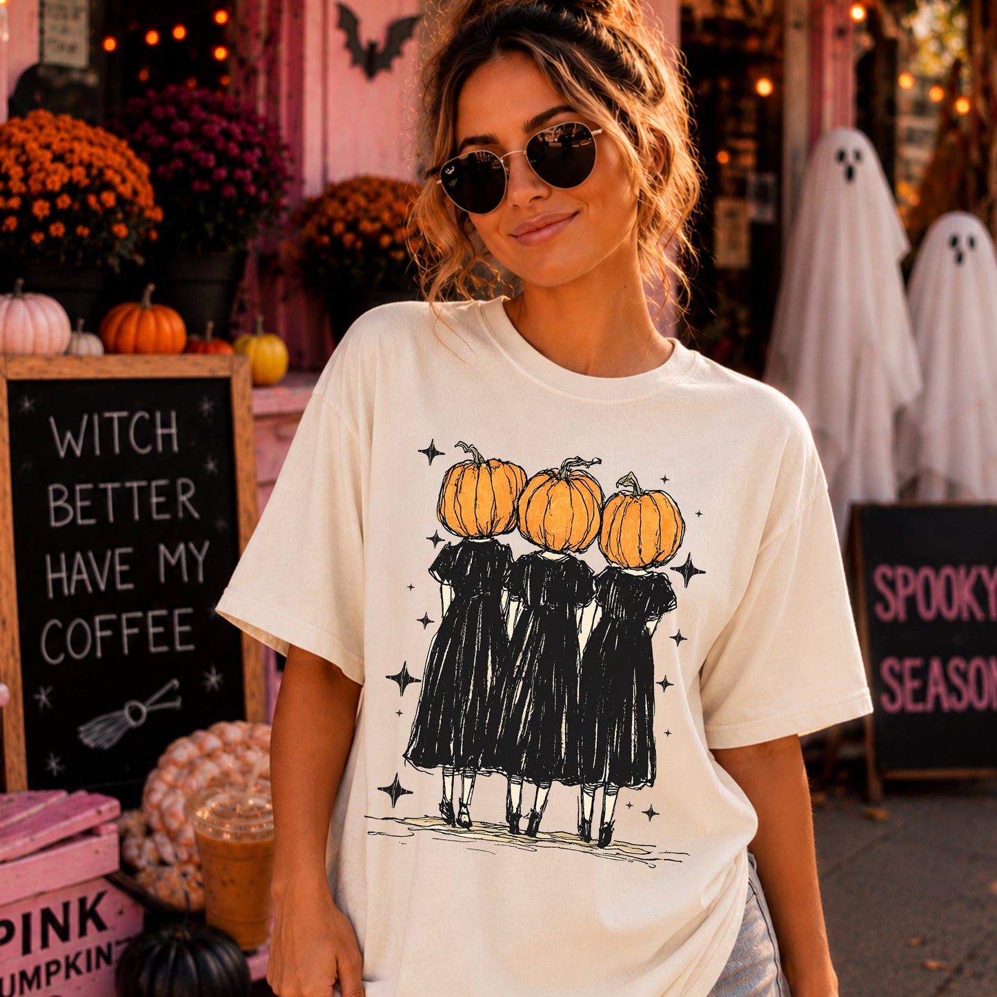 Pumpkin Patch Girls Only Halloween DTF Transfer