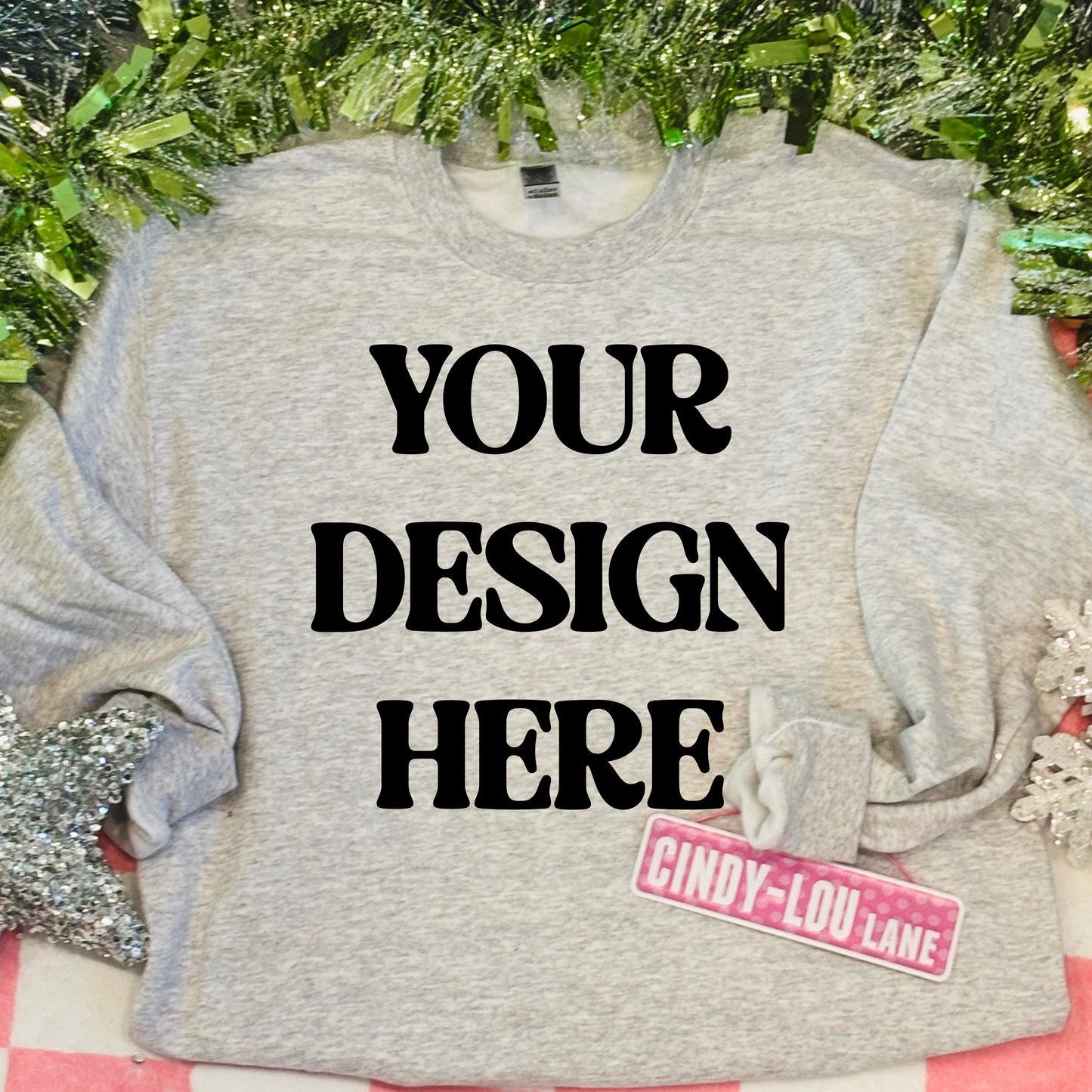 Vintage Pink Christmas Mockup Digital Design Download