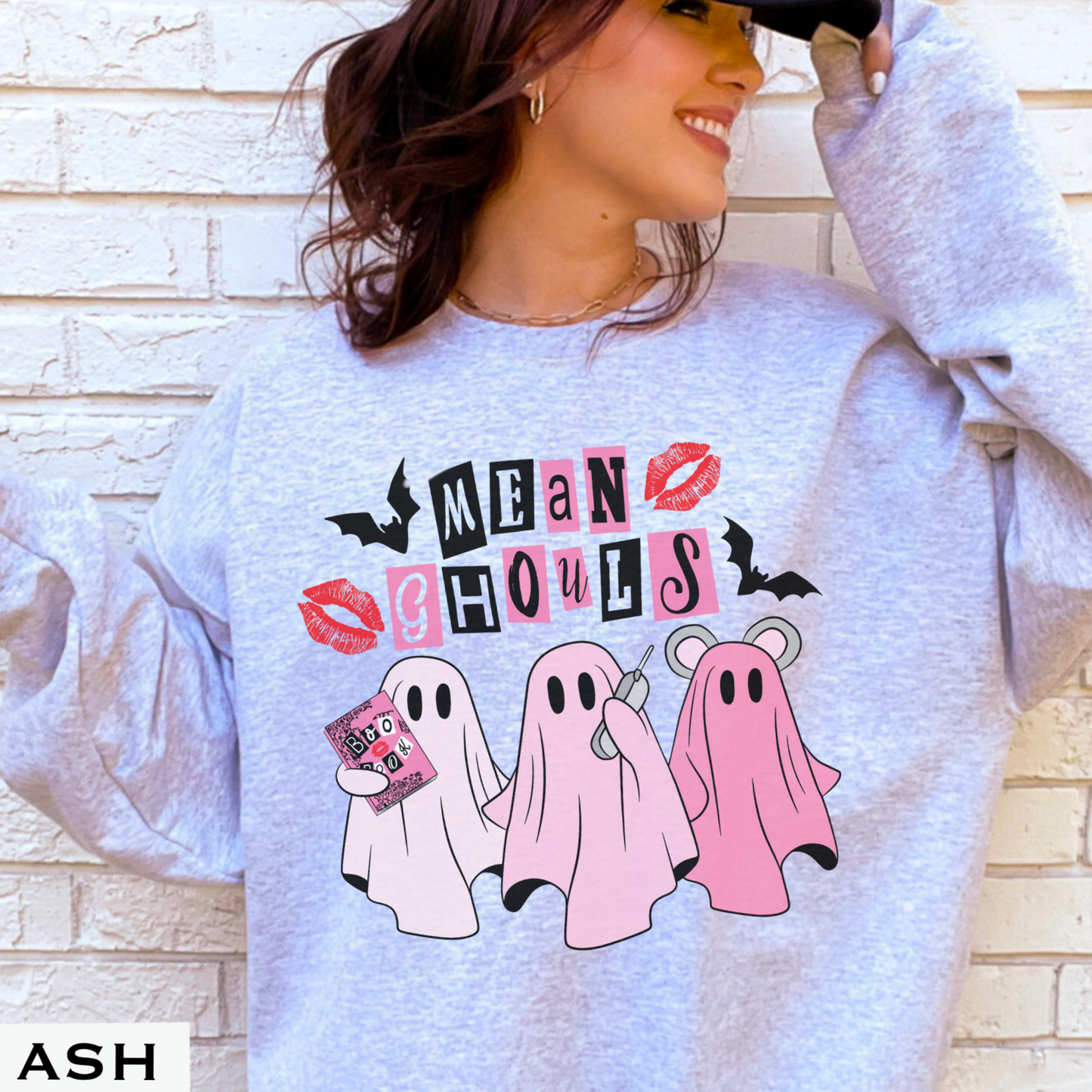 Halloween Mean Ghouls Crewneck Sweatshirt