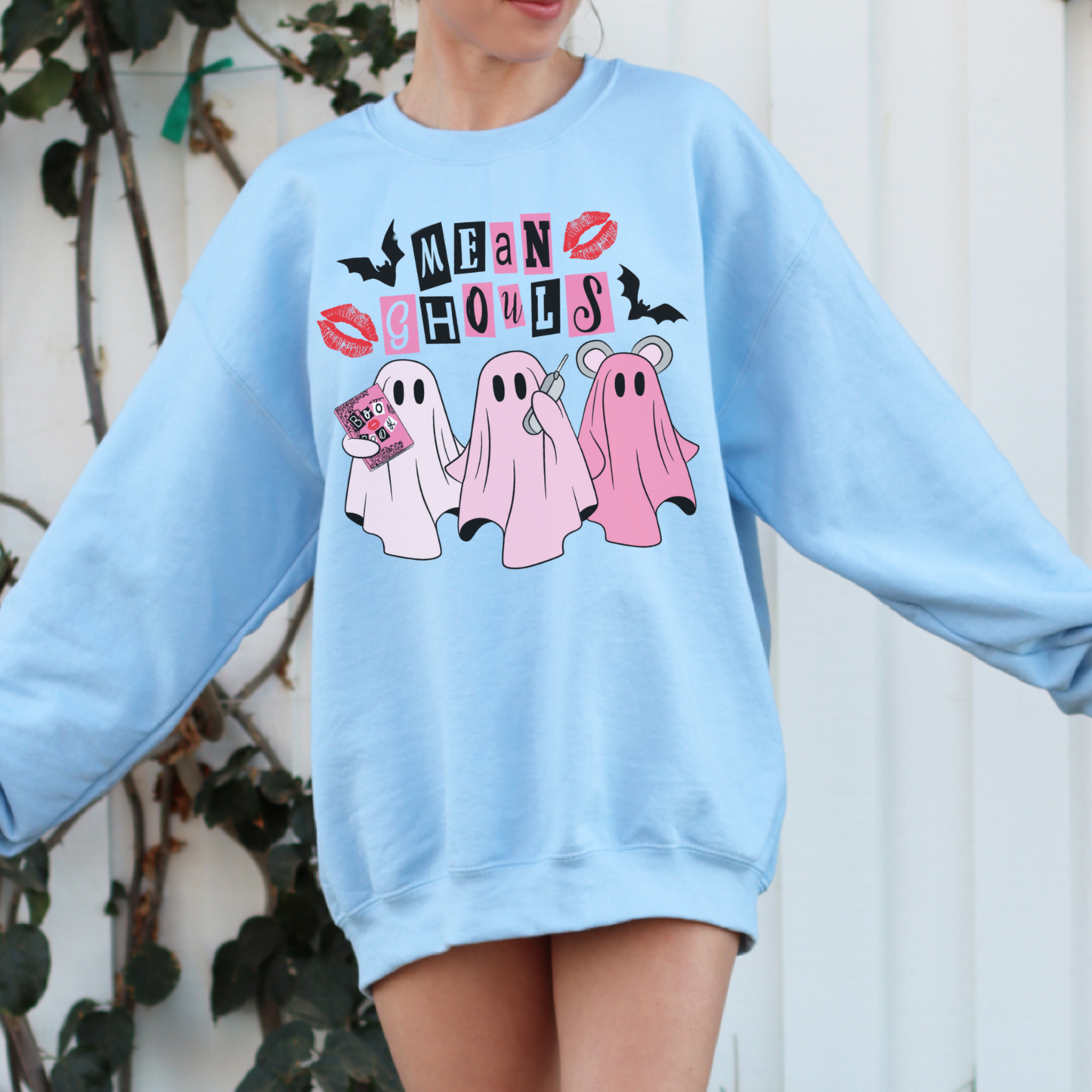 Halloween Mean Ghouls Crewneck Sweatshirt
