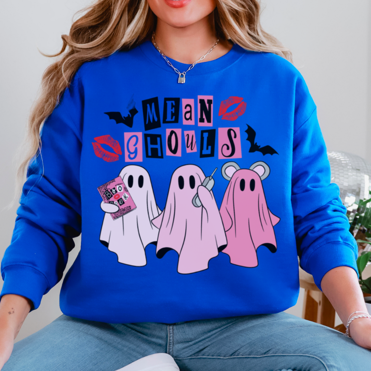 Halloween Mean Ghouls Crewneck Sweatshirt