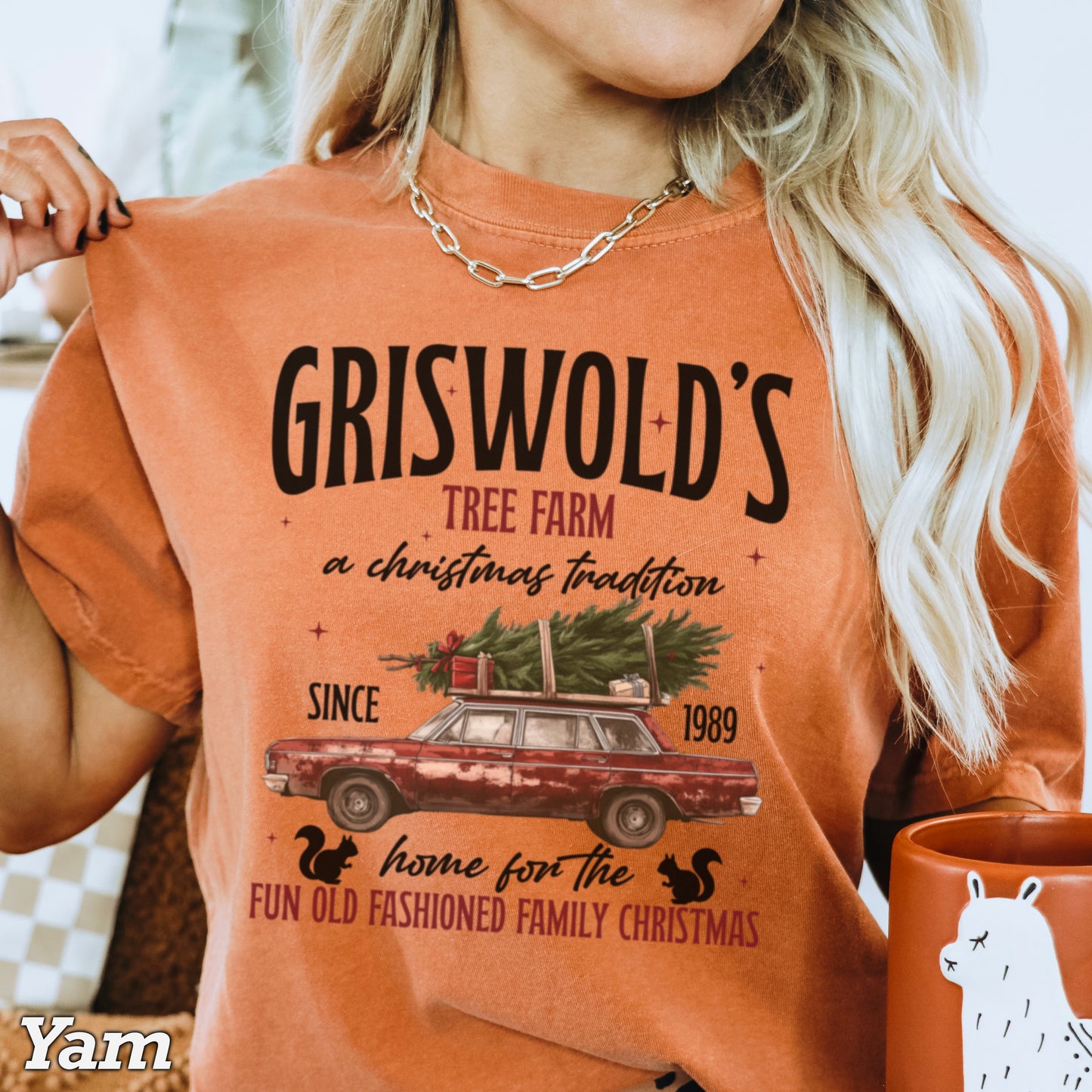 Griswold’s Christmas Tree Farm Comfort Color Graphic Tee WS Closes 10/6