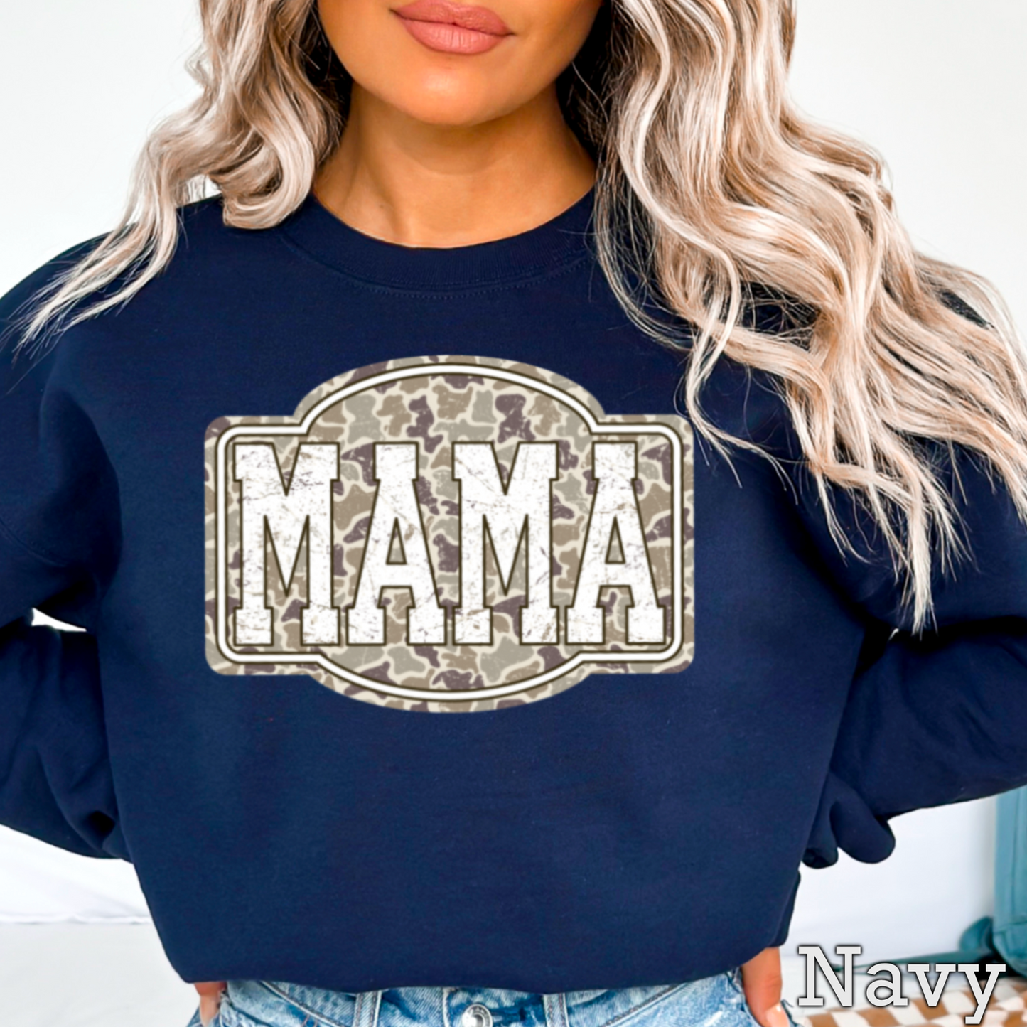 Camo Mama Crewneck Sweatshirt