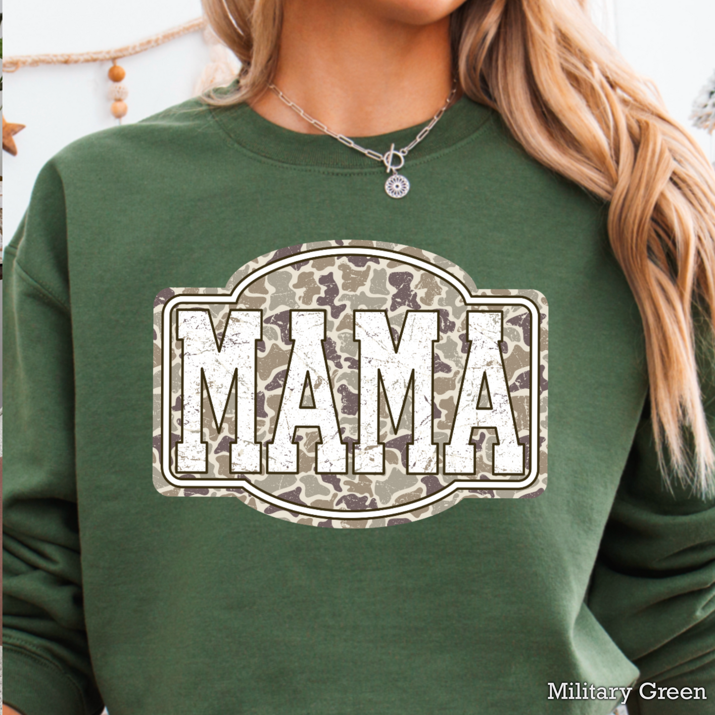 Camo Mama Crewneck Sweatshirt