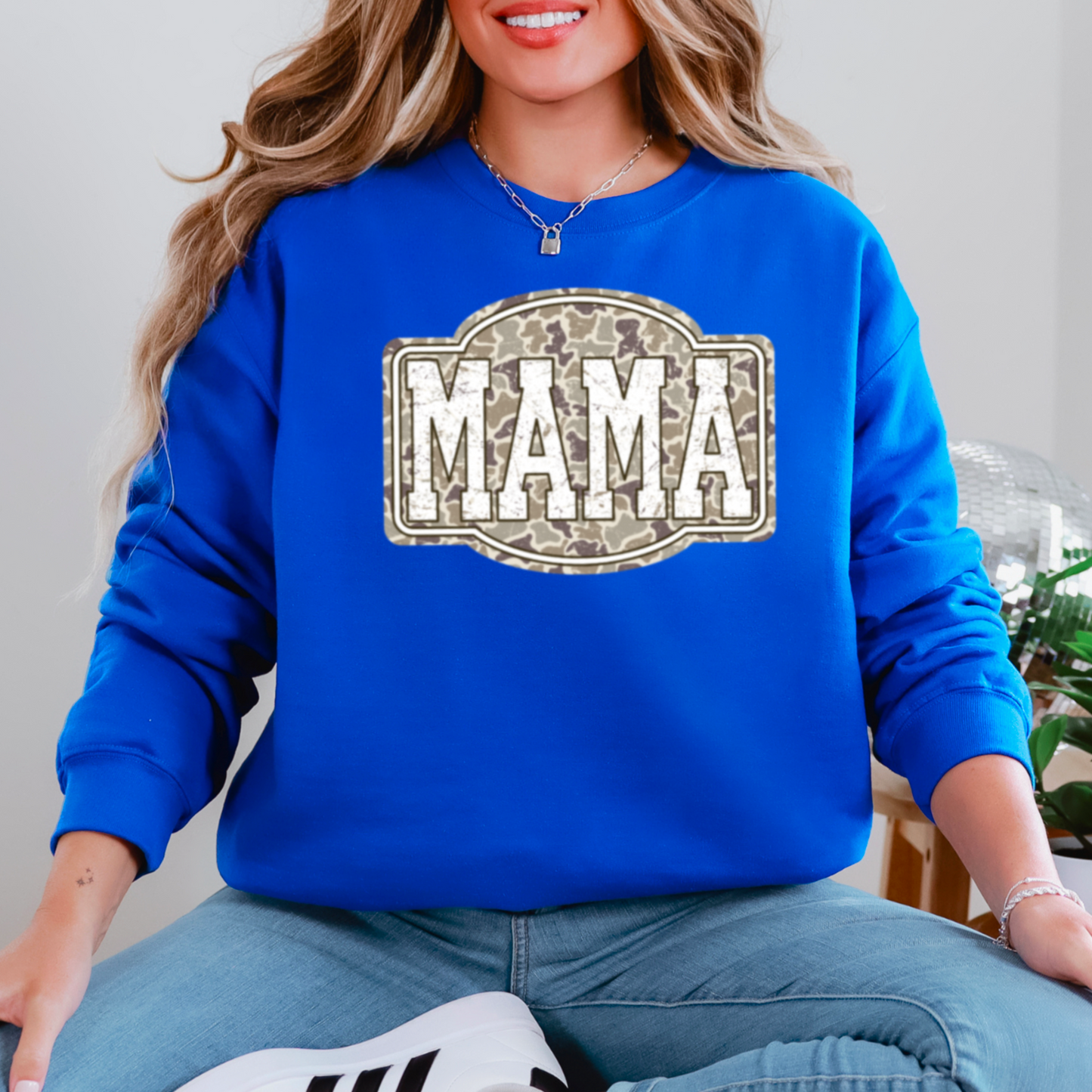 Camo Mama Crewneck Sweatshirt