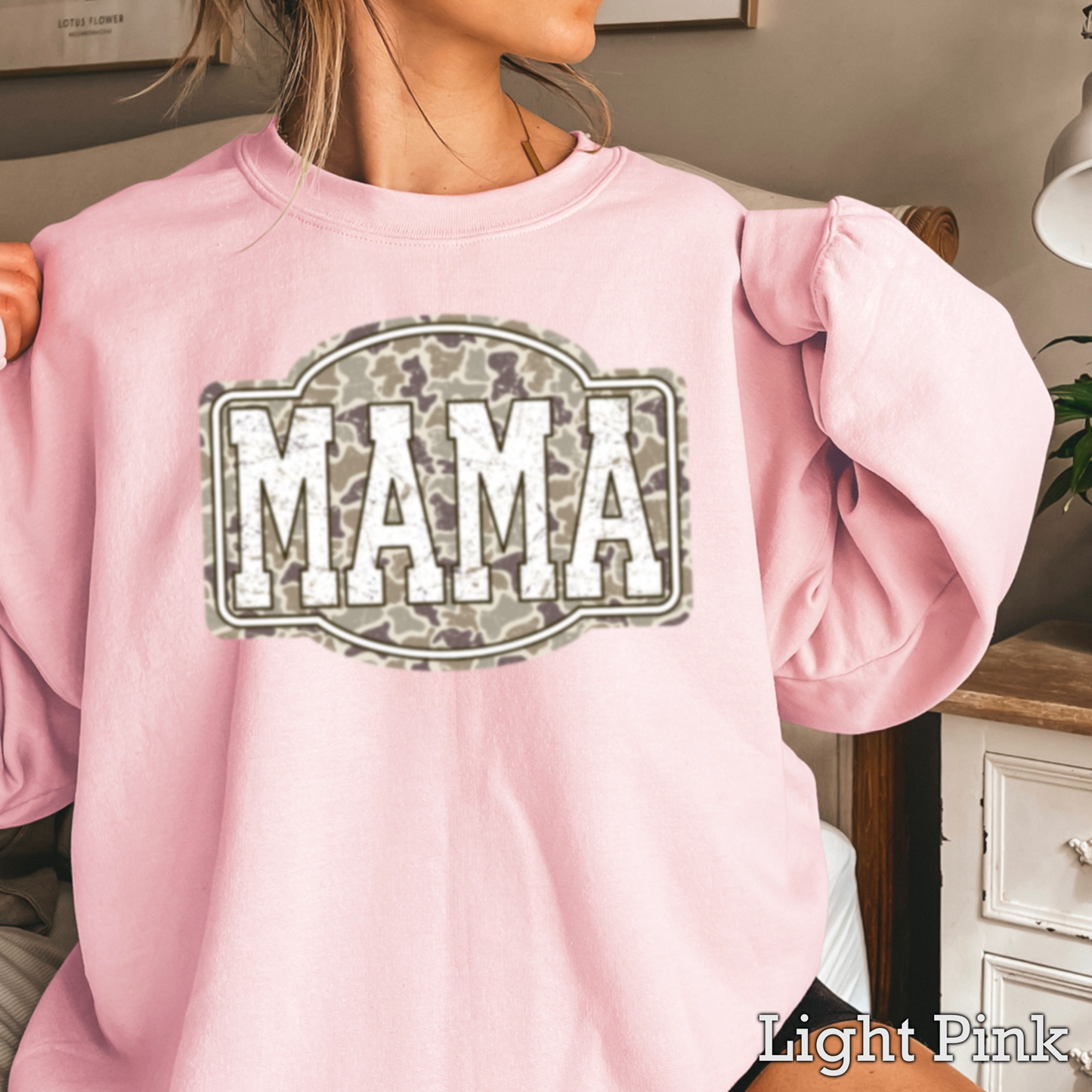 Camo Mama Crewneck Sweatshirt
