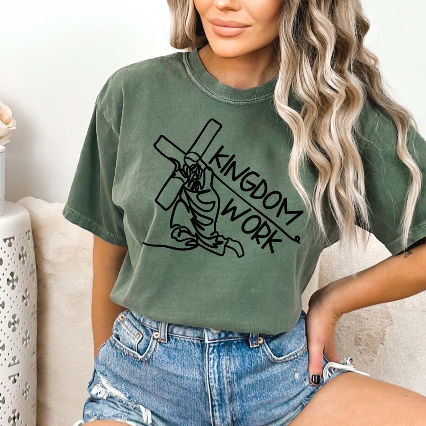 Kingdom Work Comfort Color Graphic Tee