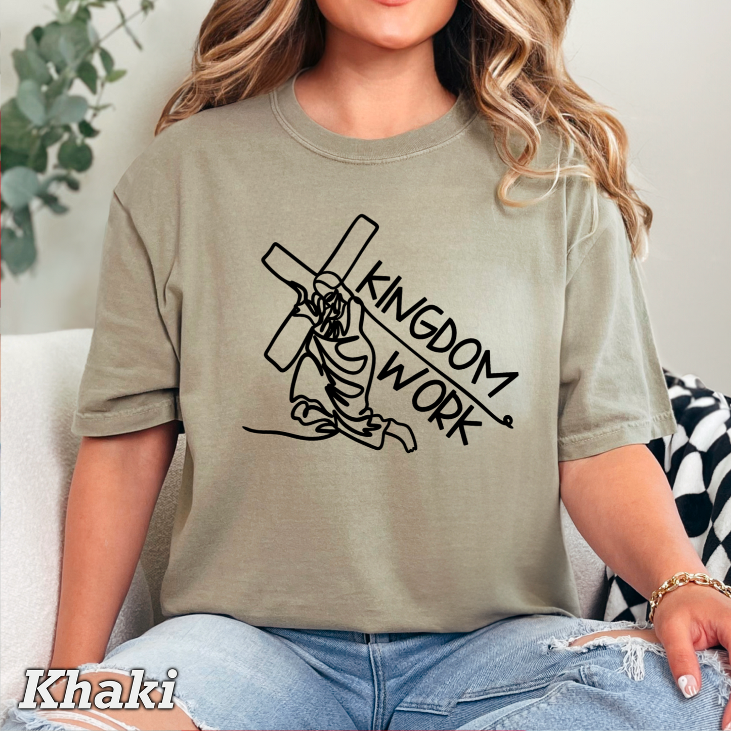 Kingdom Work Comfort Color Graphic Tee