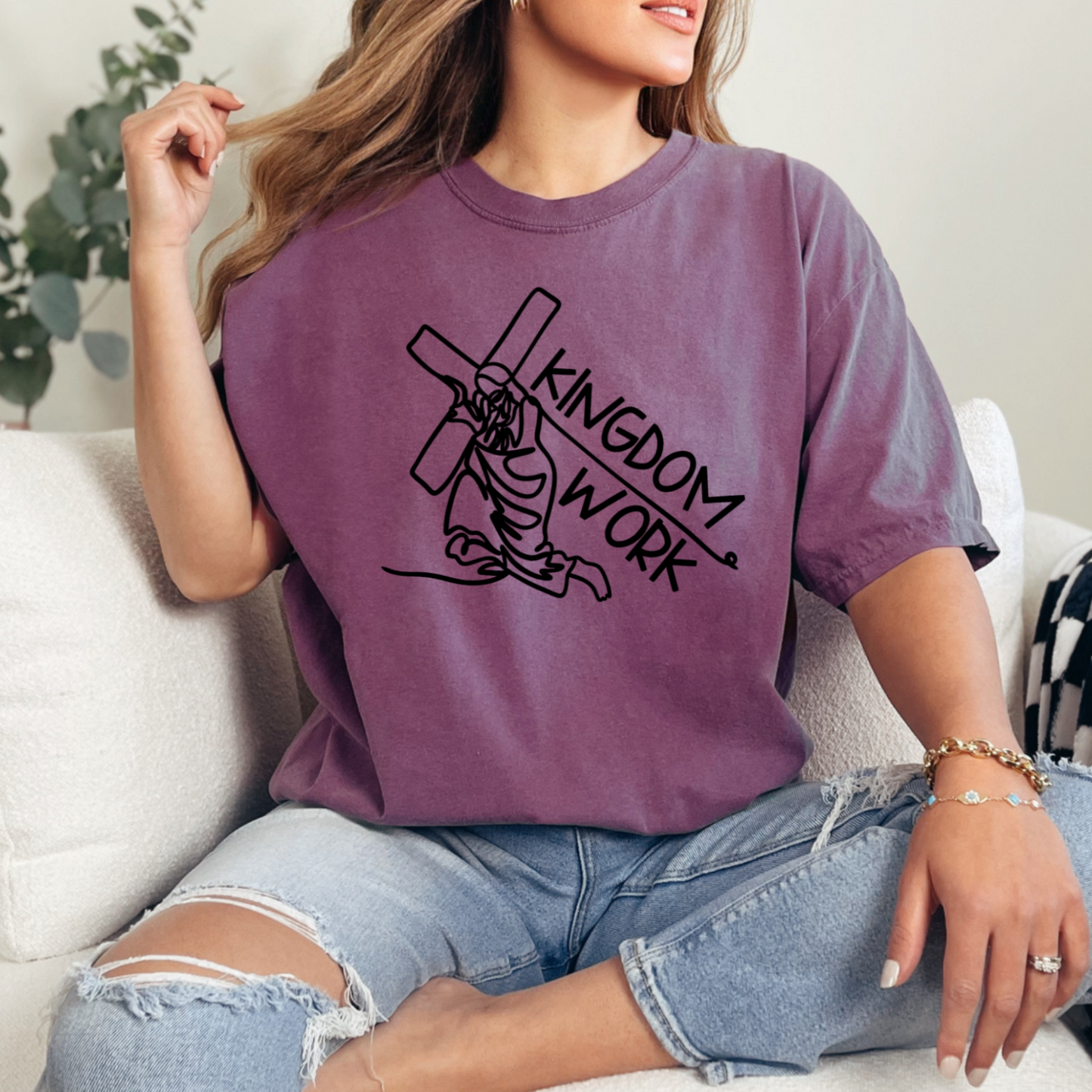 Kingdom Work Comfort Color Graphic Tee