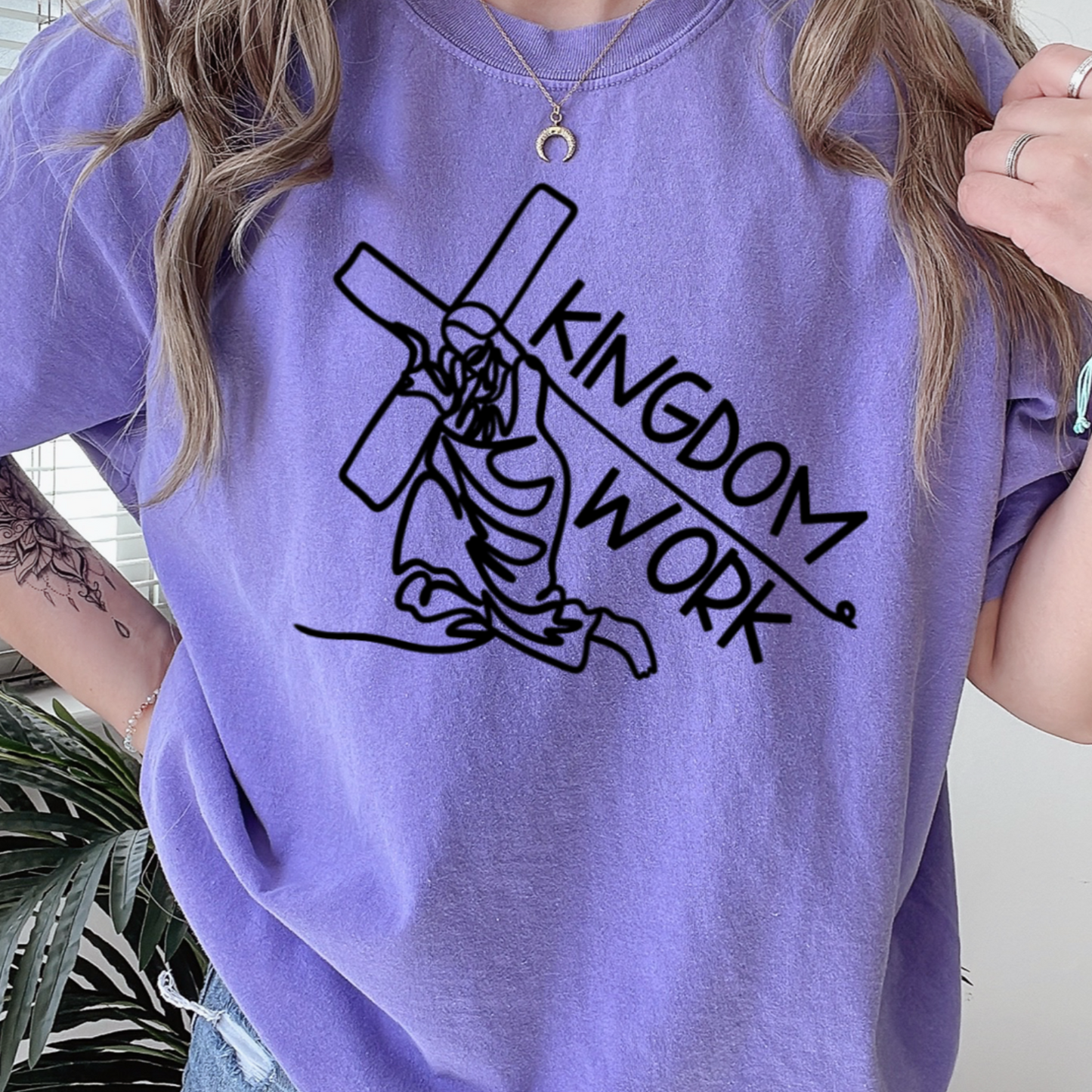 Kingdom Work Comfort Color Graphic Tee