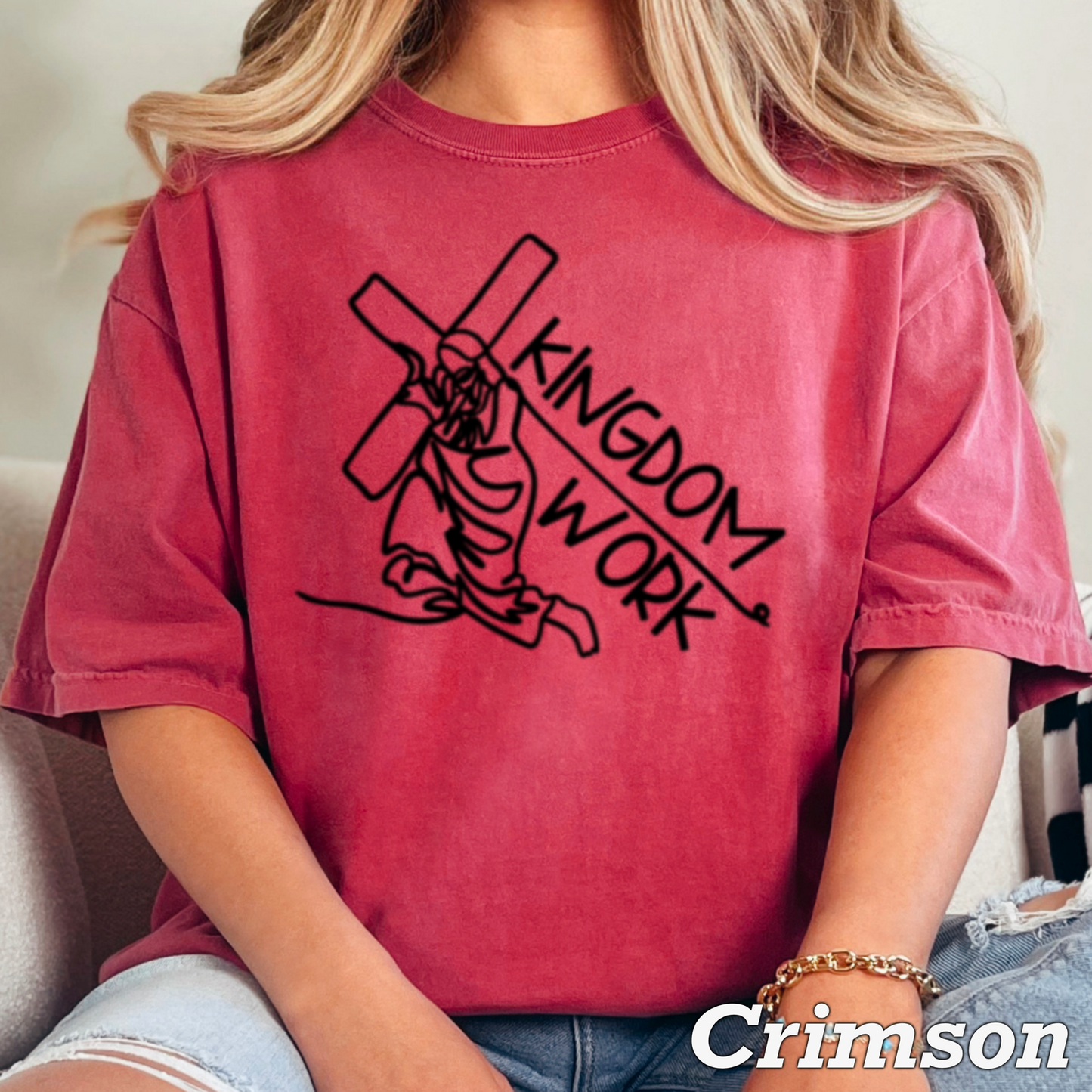 Kingdom Work Comfort Color Graphic Tee