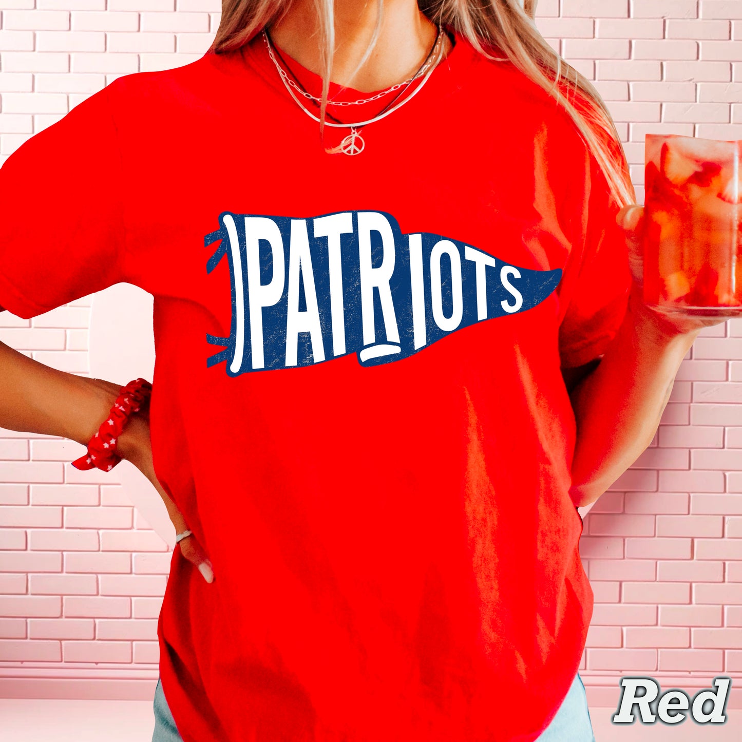 Patriots Pennant Flag DTF Transfer