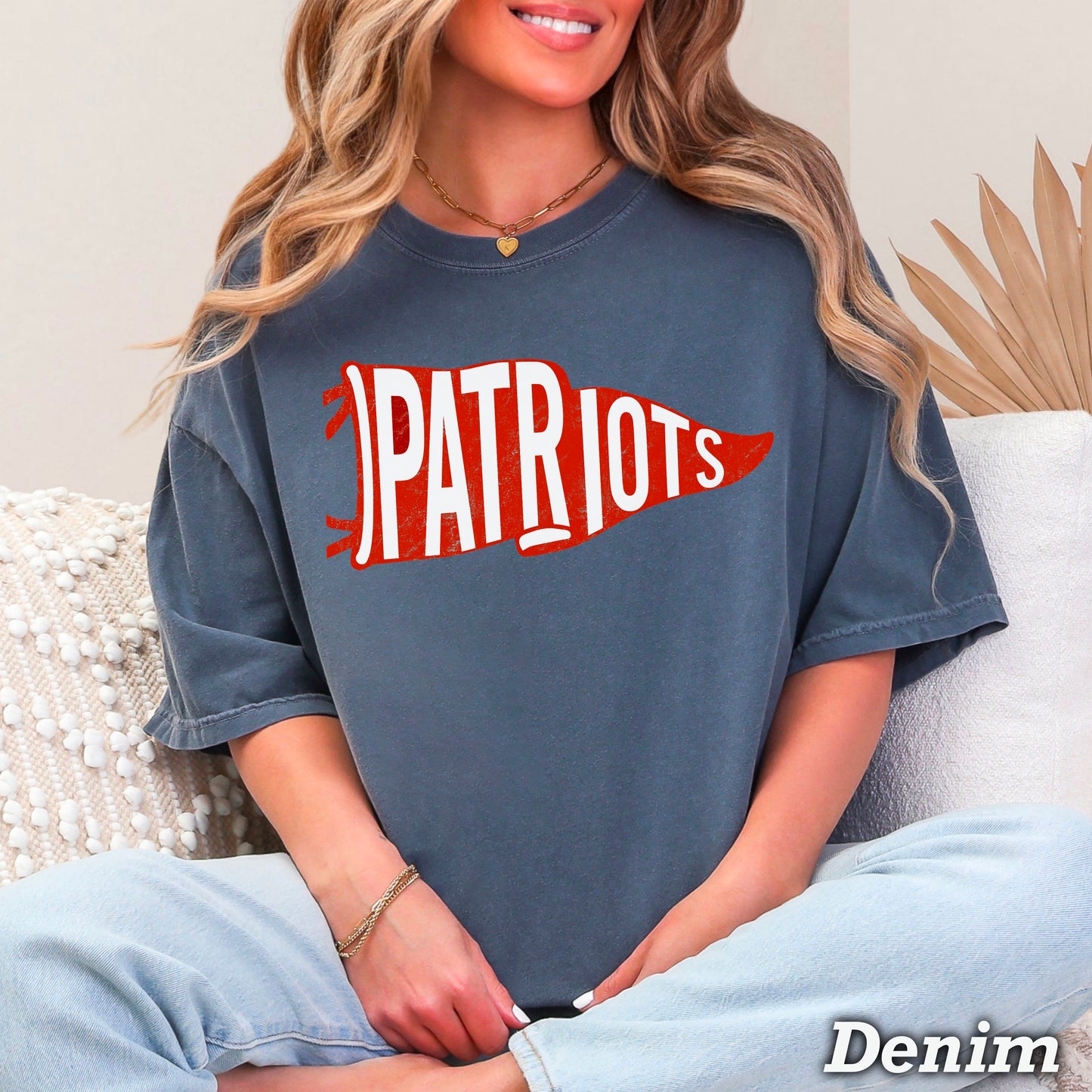Patriots Pennant Flag DTF Transfer