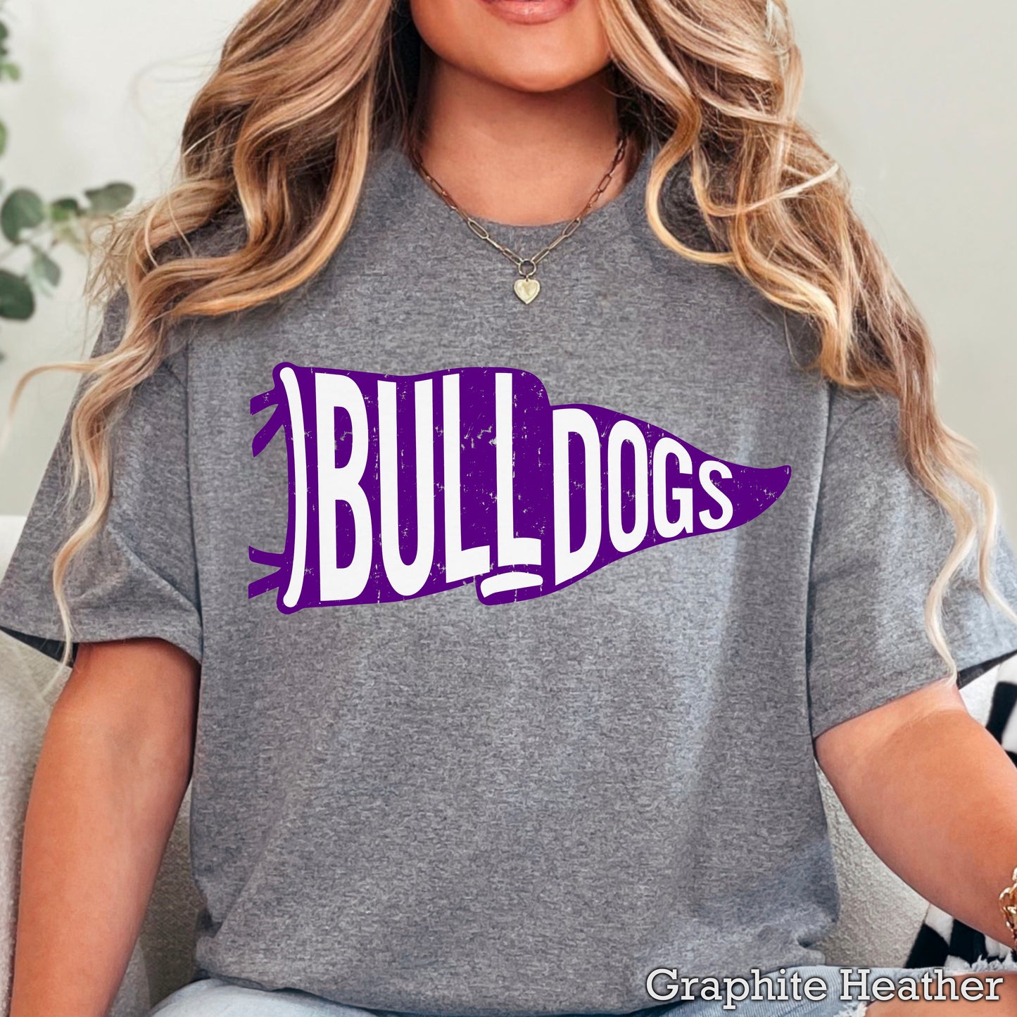 Bulldogs Pennant Flag DTF Transfer