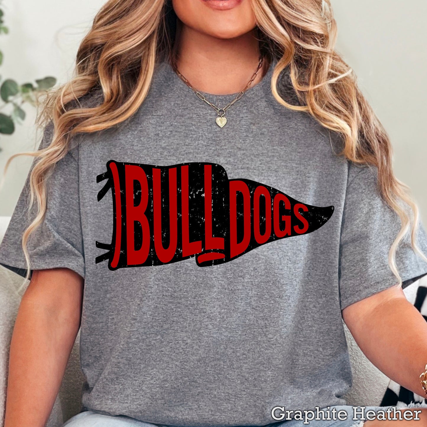 Bulldogs Pennant Flag DTF Transfer