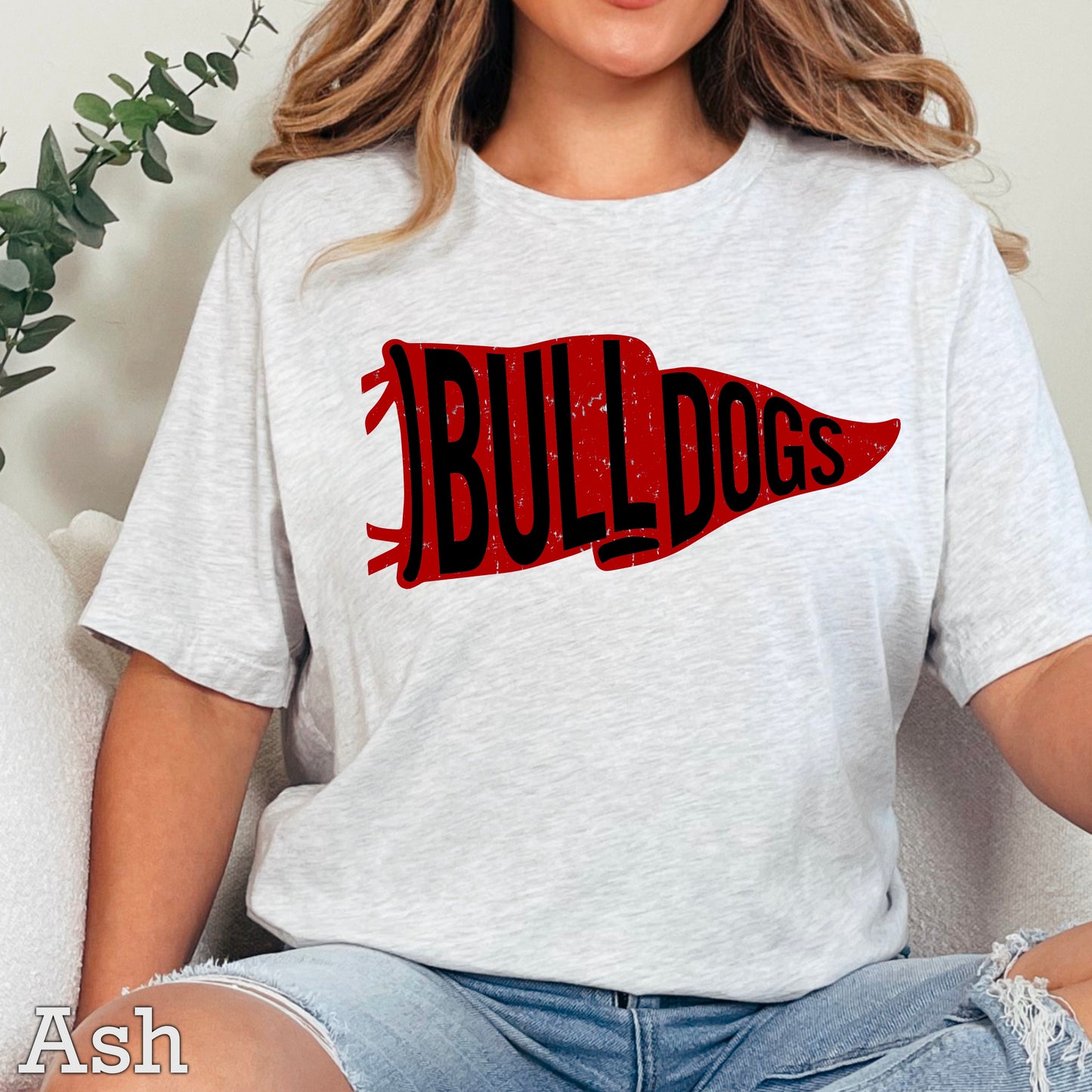 Bulldogs Pennant Flag DTF Transfer