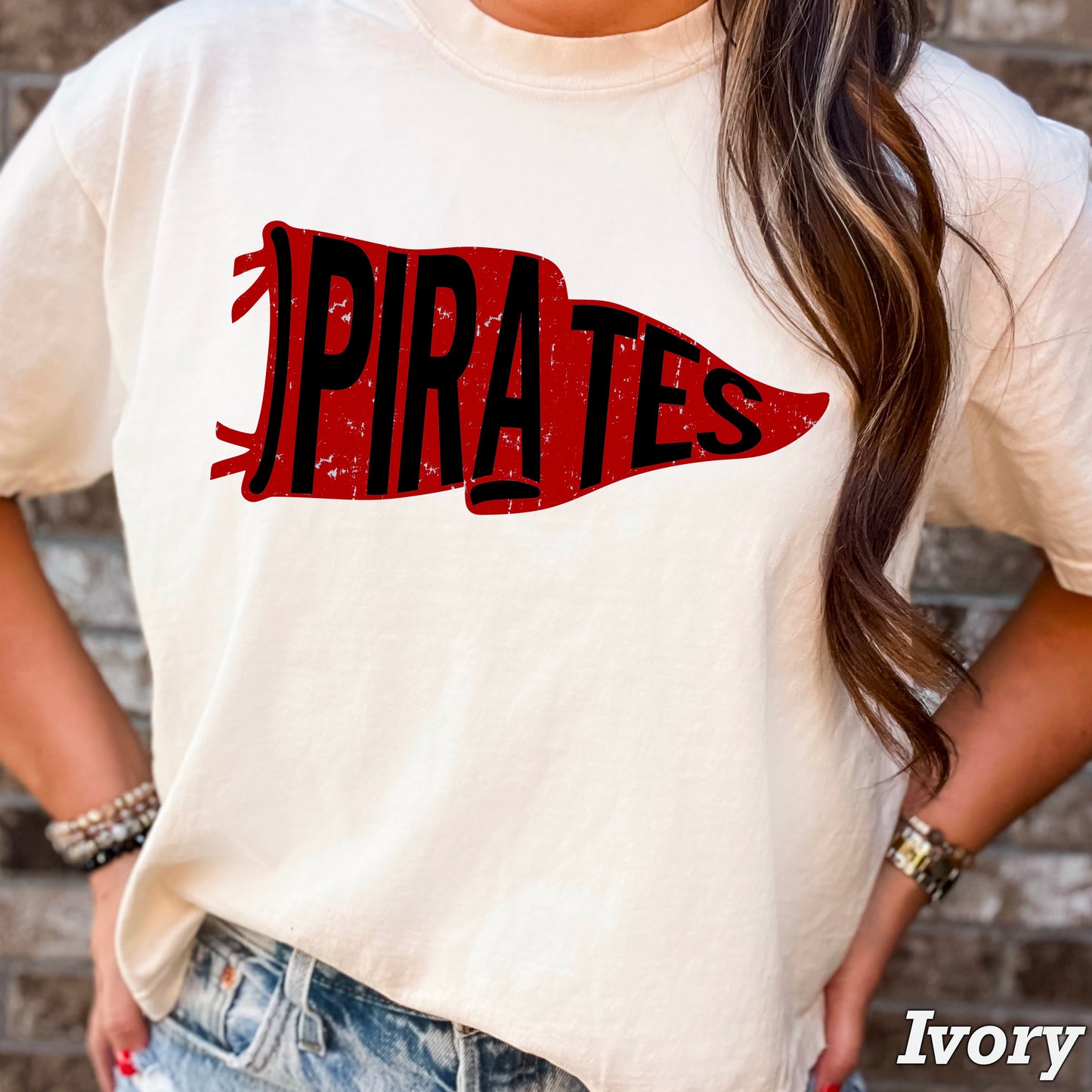 Pirates Pennant Flag DTF Transfer