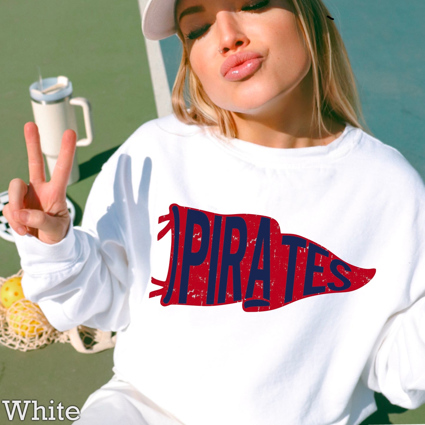 Pirates Pennant Flag DTF Transfer