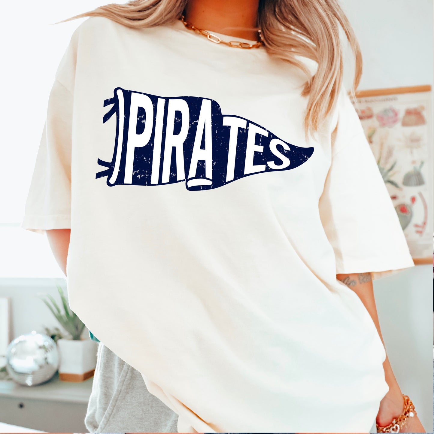 Pirates Pennant Flag DTF Transfer