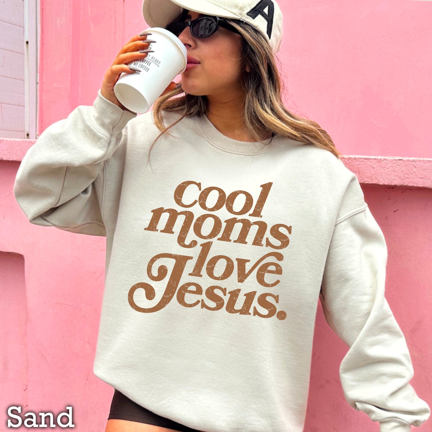 Cool Moms Love Jesus Screen Print Transfer