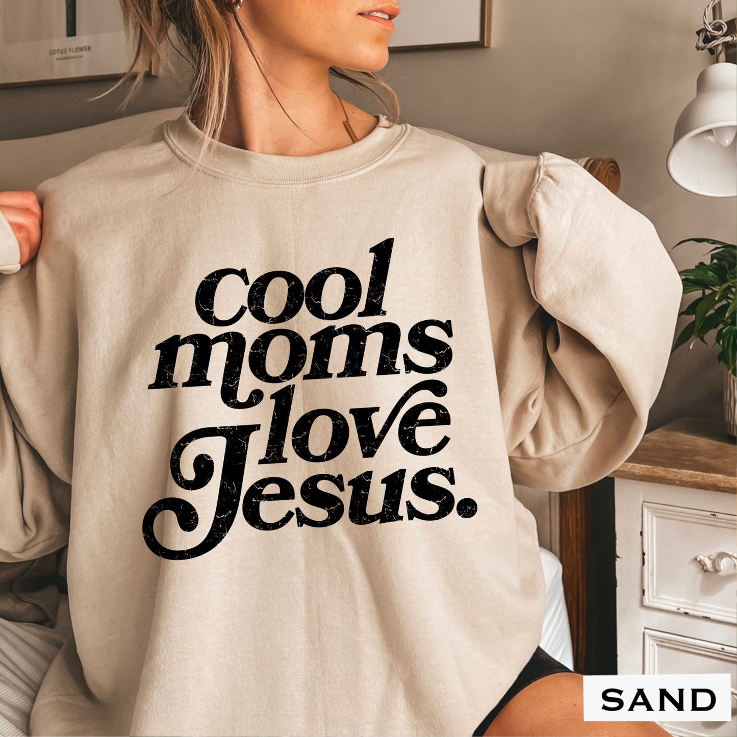 Cool Moms Love Jesus Screen Print Transfer SKU: A1-02