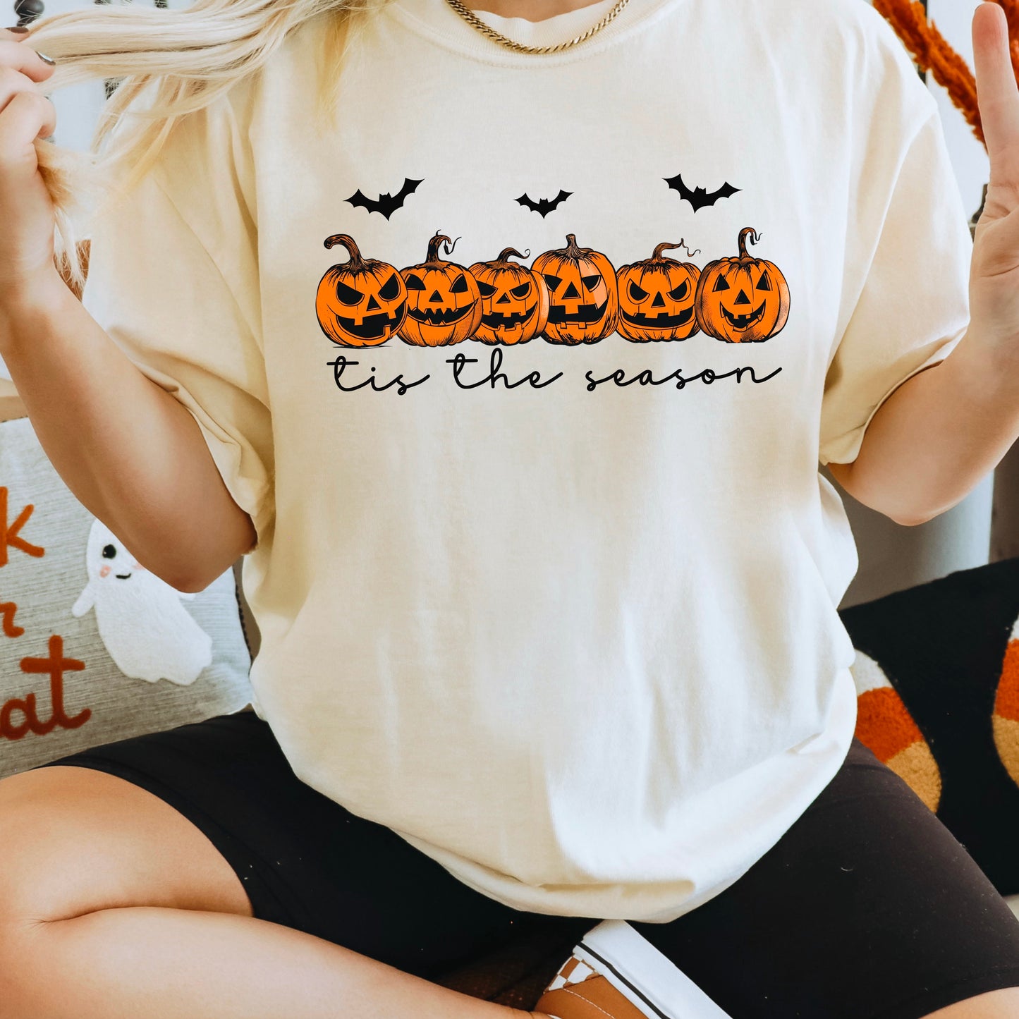 Tis The Season Pumpkins DTF Transfer