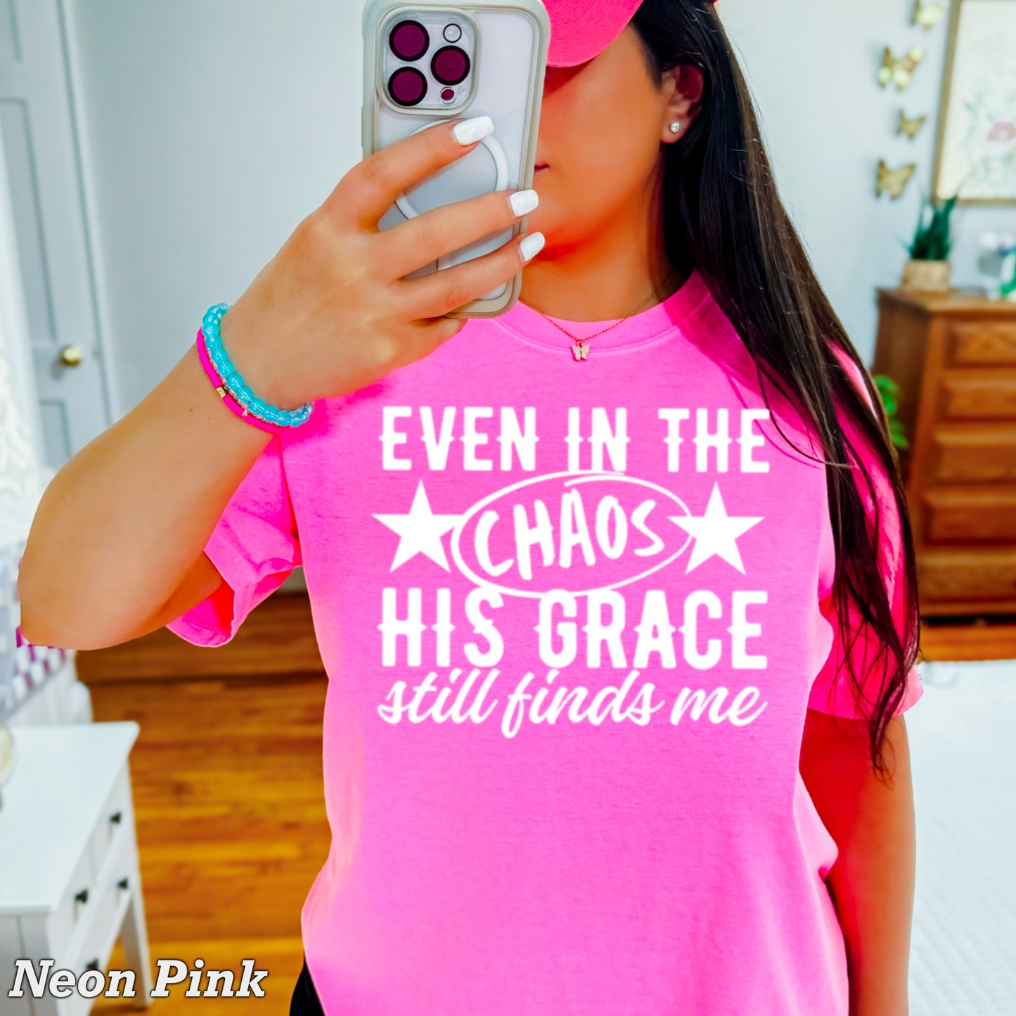 Even In The Chaos Comfort Color Graphic Tee