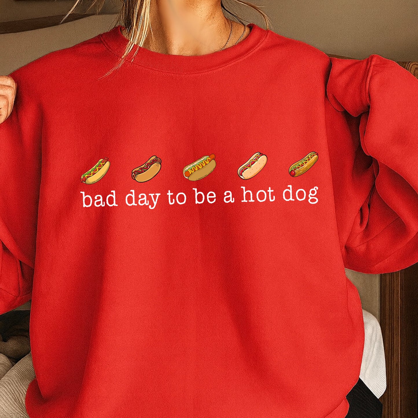 Bad Day To Be A Hotdog DTF Transfer