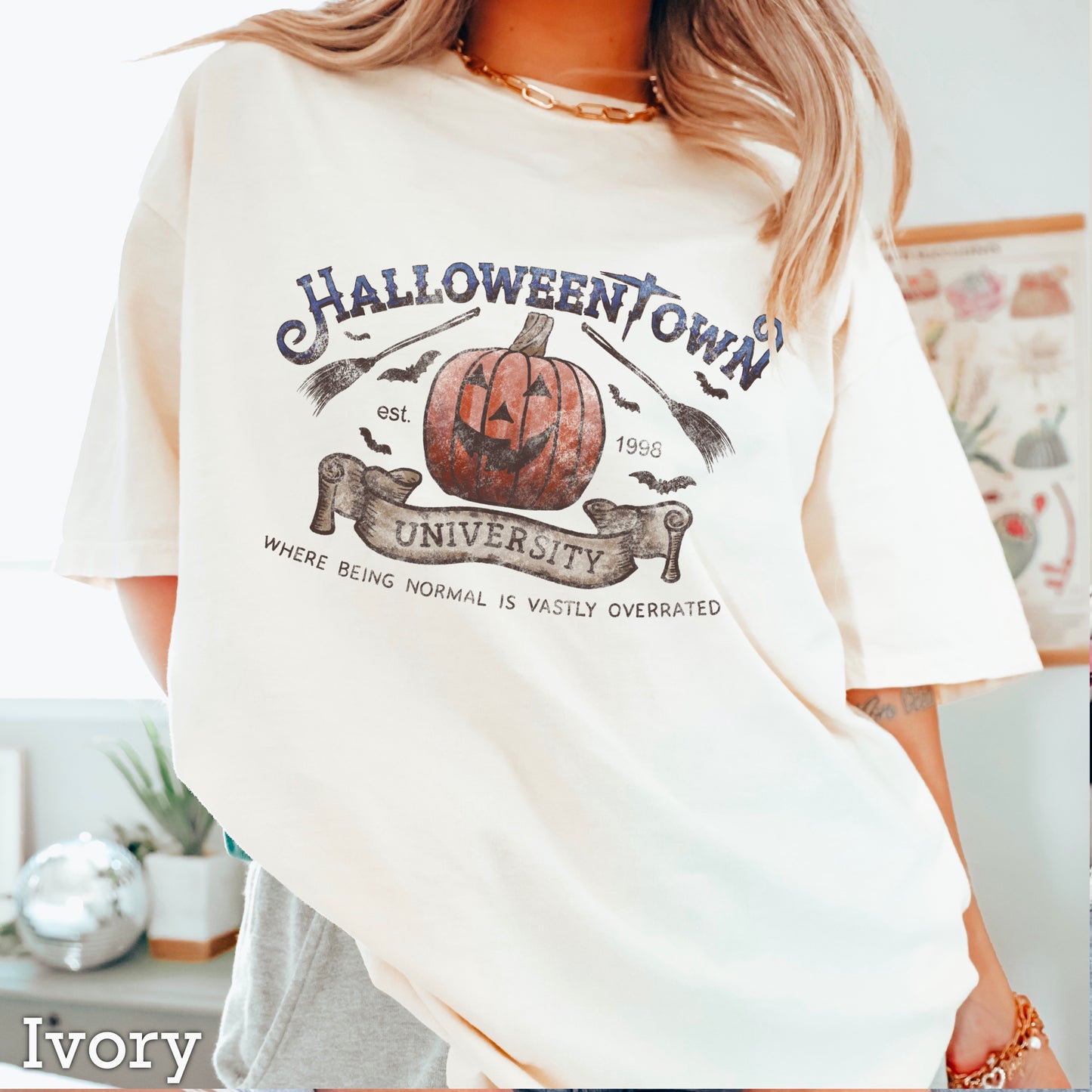 Halloween University DTF Transfer