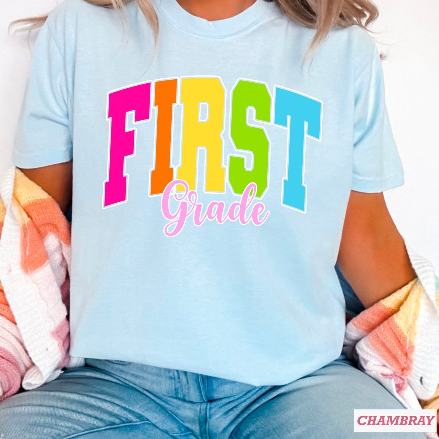 First Grade Summer Brights DTF Transfer